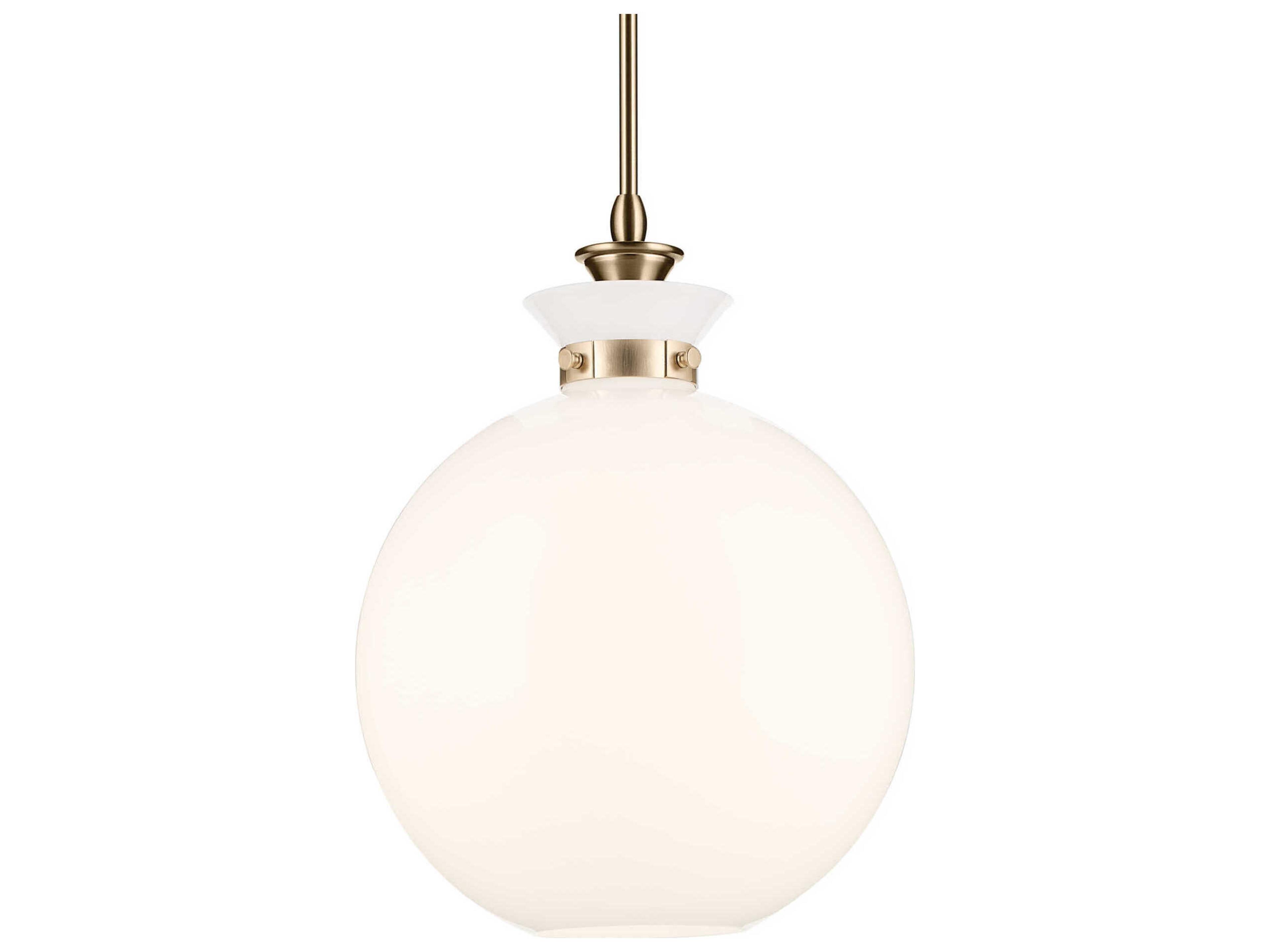 Kichler Laria 1-Light Champagne Bronze Globe Pendant