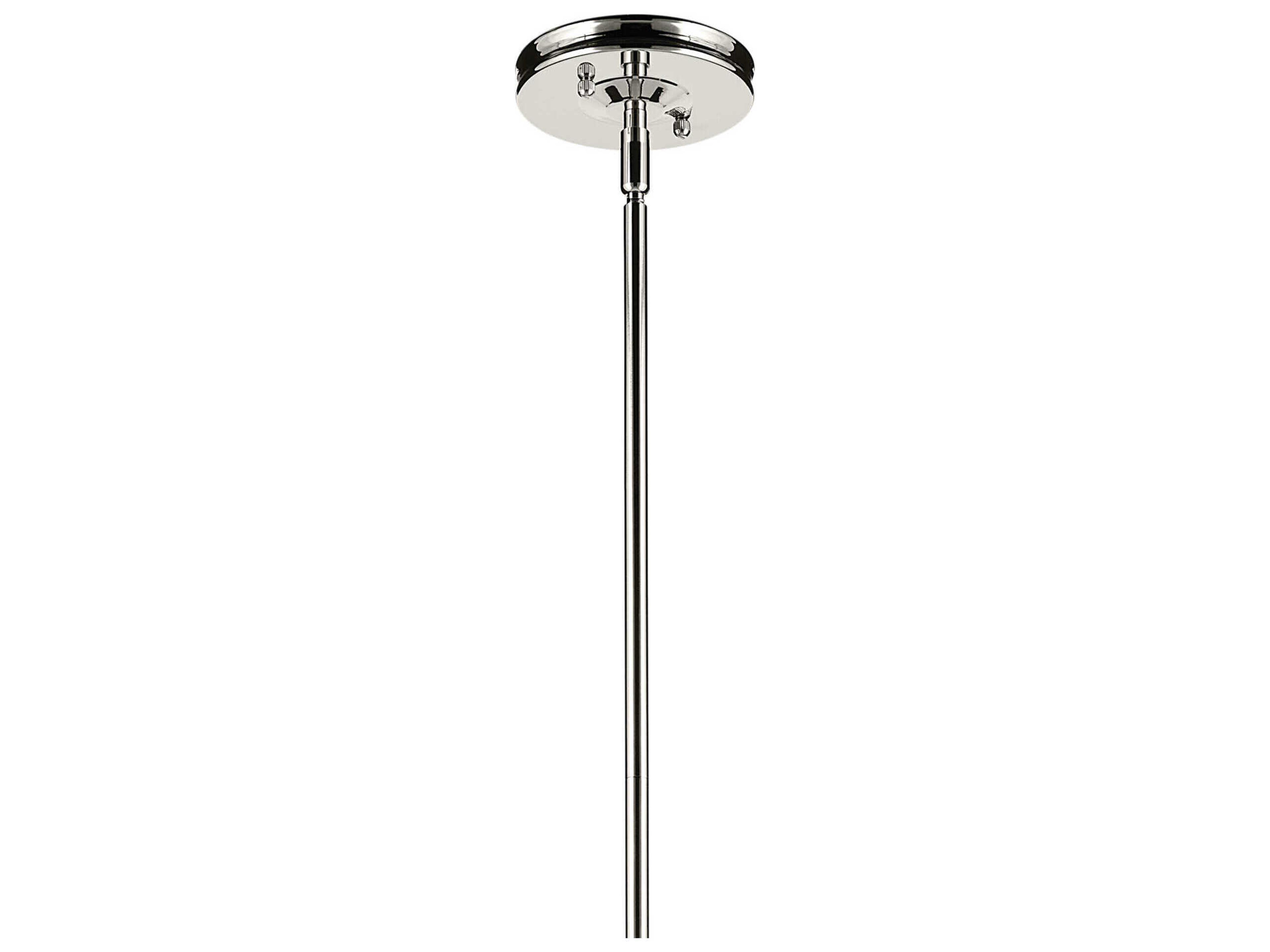 Kichler Laria 1-Light Polished Nickel Globe Pendant