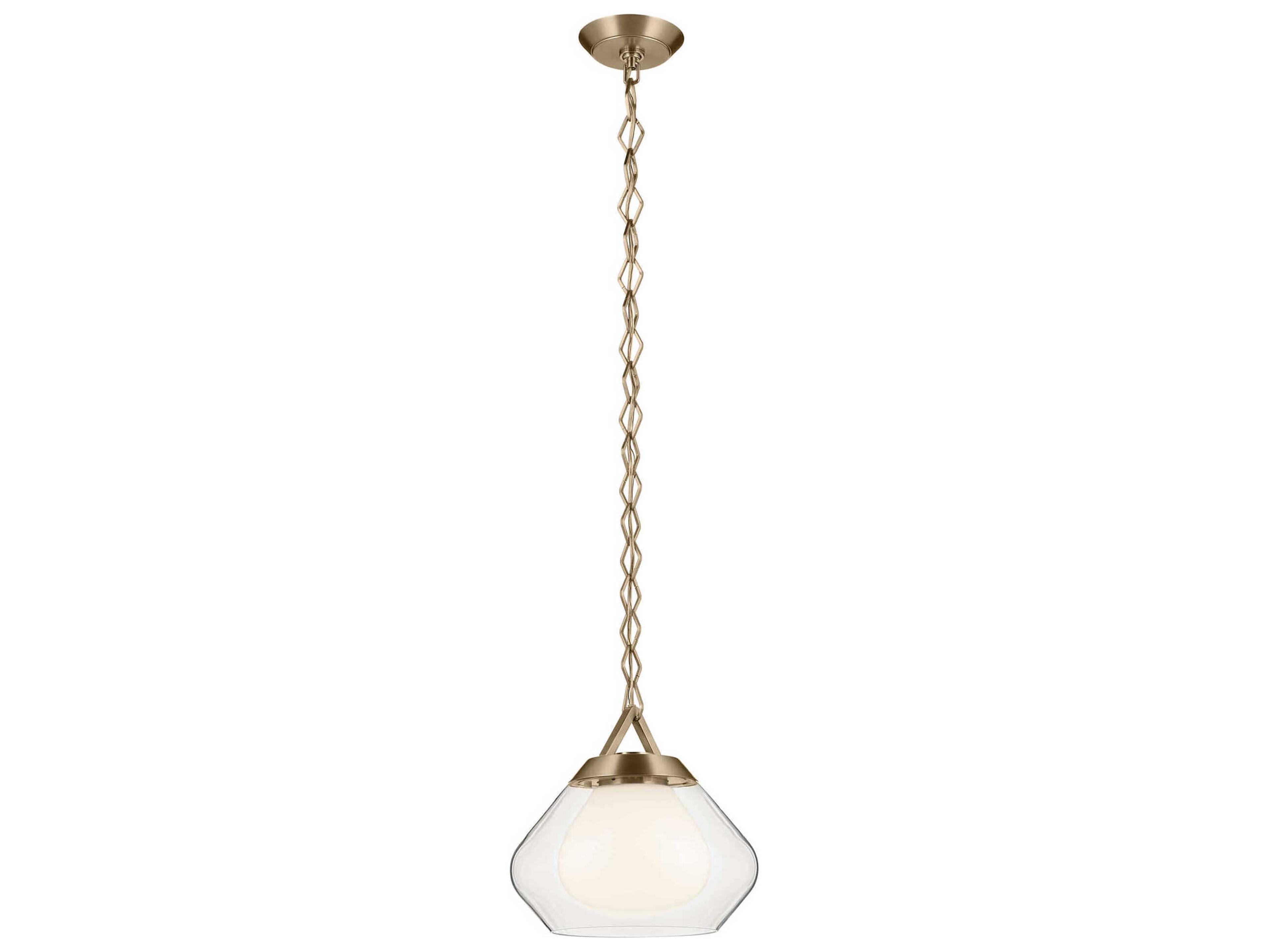 Nella 1-Light Champagne Bronze Mini Pendant
