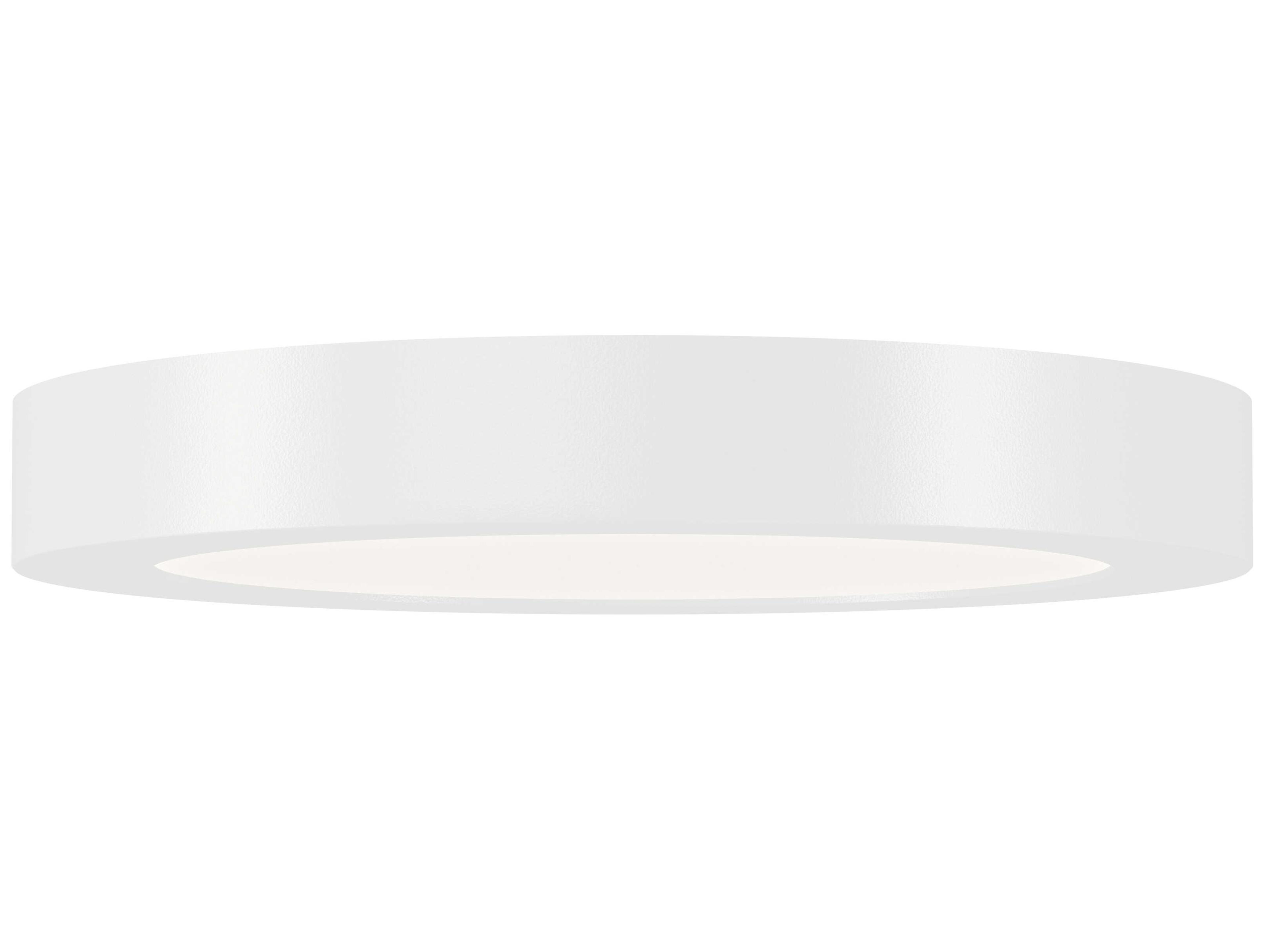 Kichler Ara White Round Flush Mount