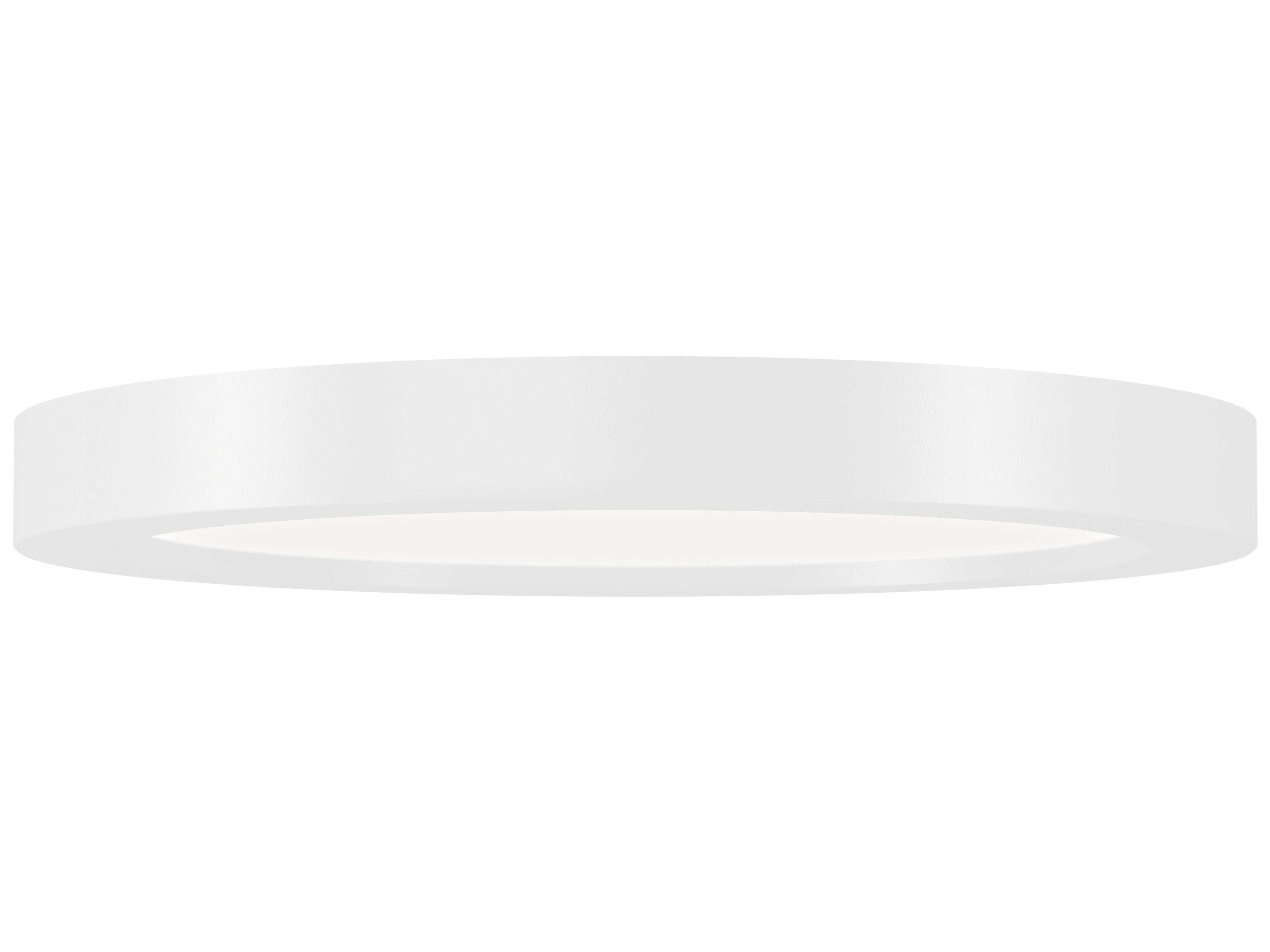 Kichler Ara White Round Flush Mount