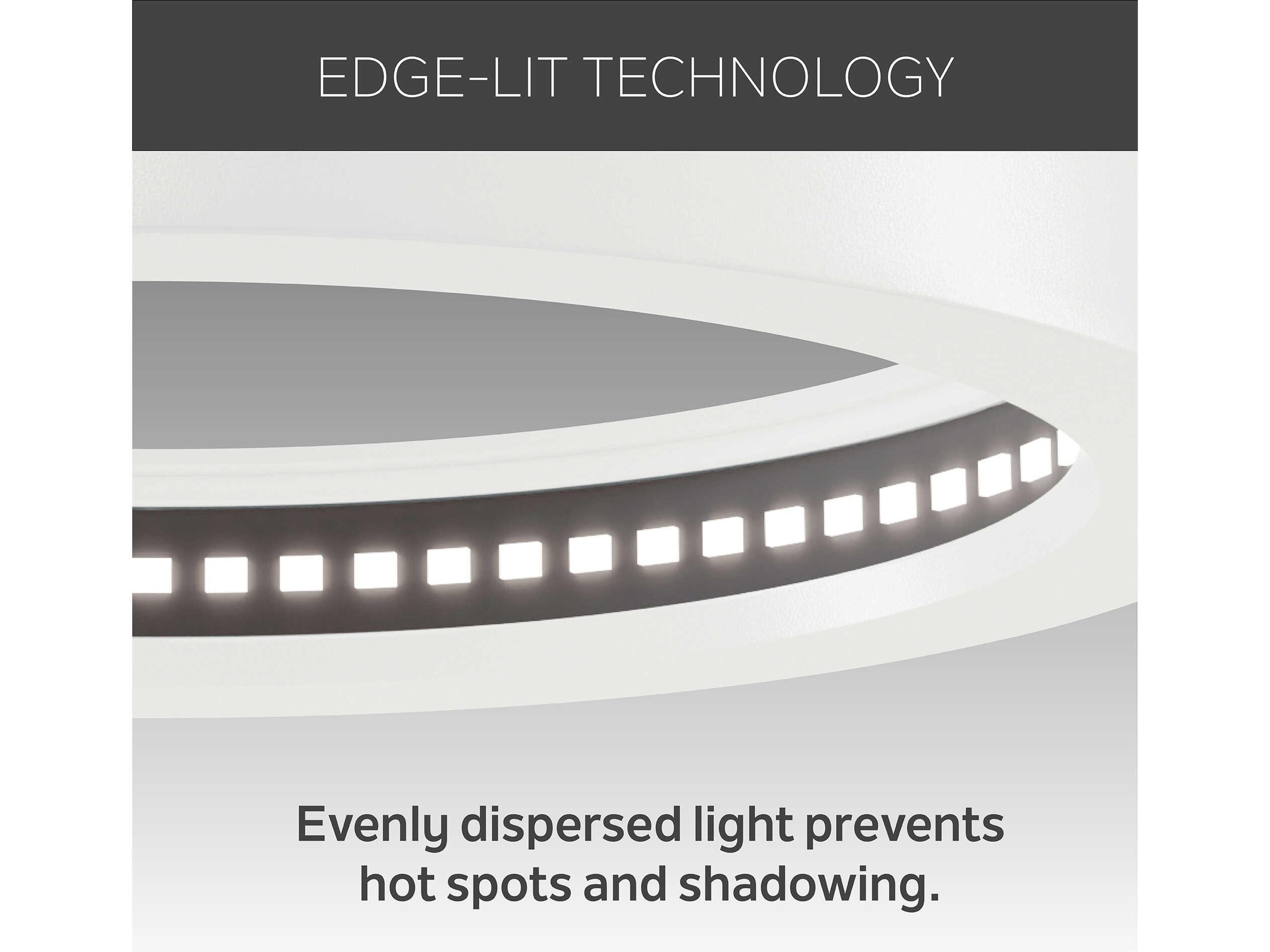 Kichler Ara White Round Flush Mount