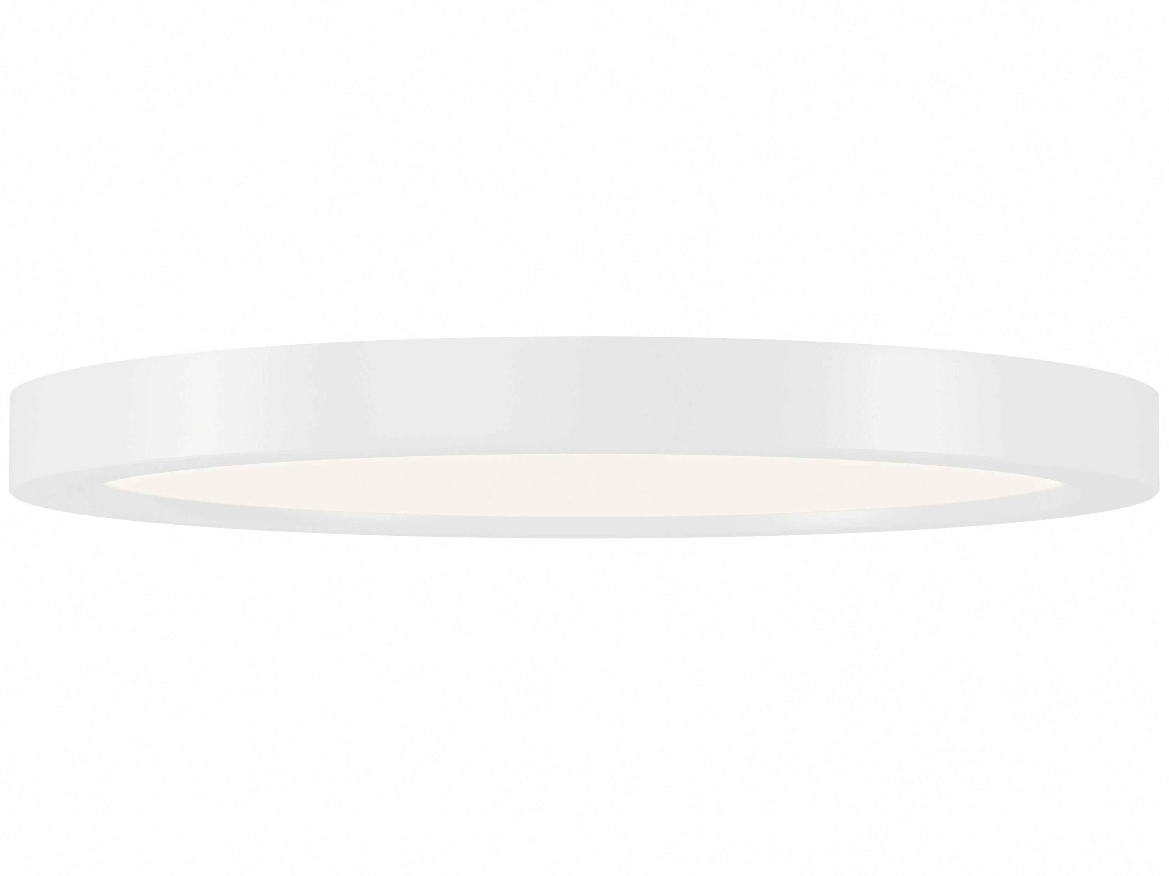 Kichler Ara White Round Flush Mount