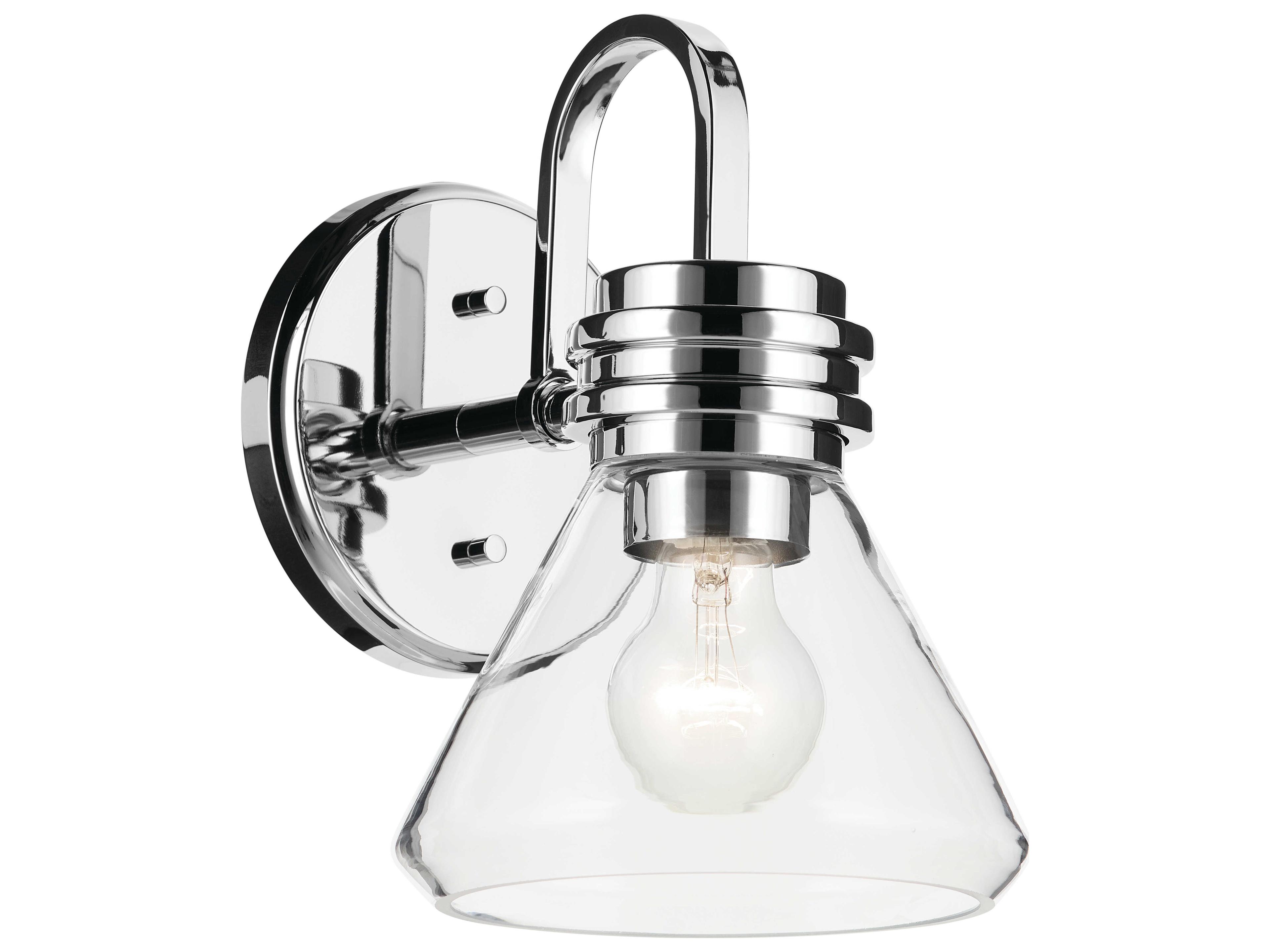 Farum 1-Light Chrome Wall Sconce