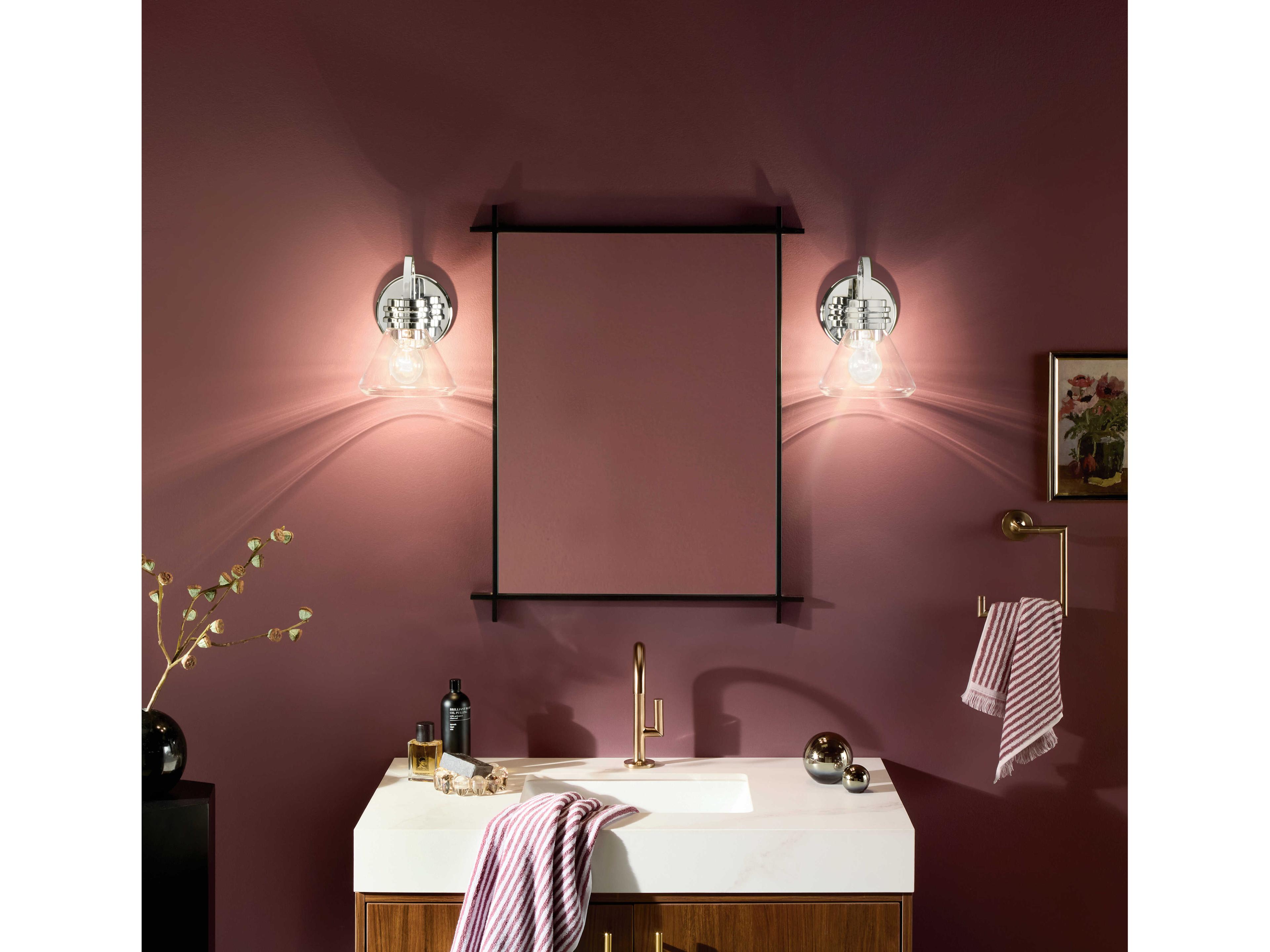 Kichler Farum 1-Light Chrome Wall Sconce