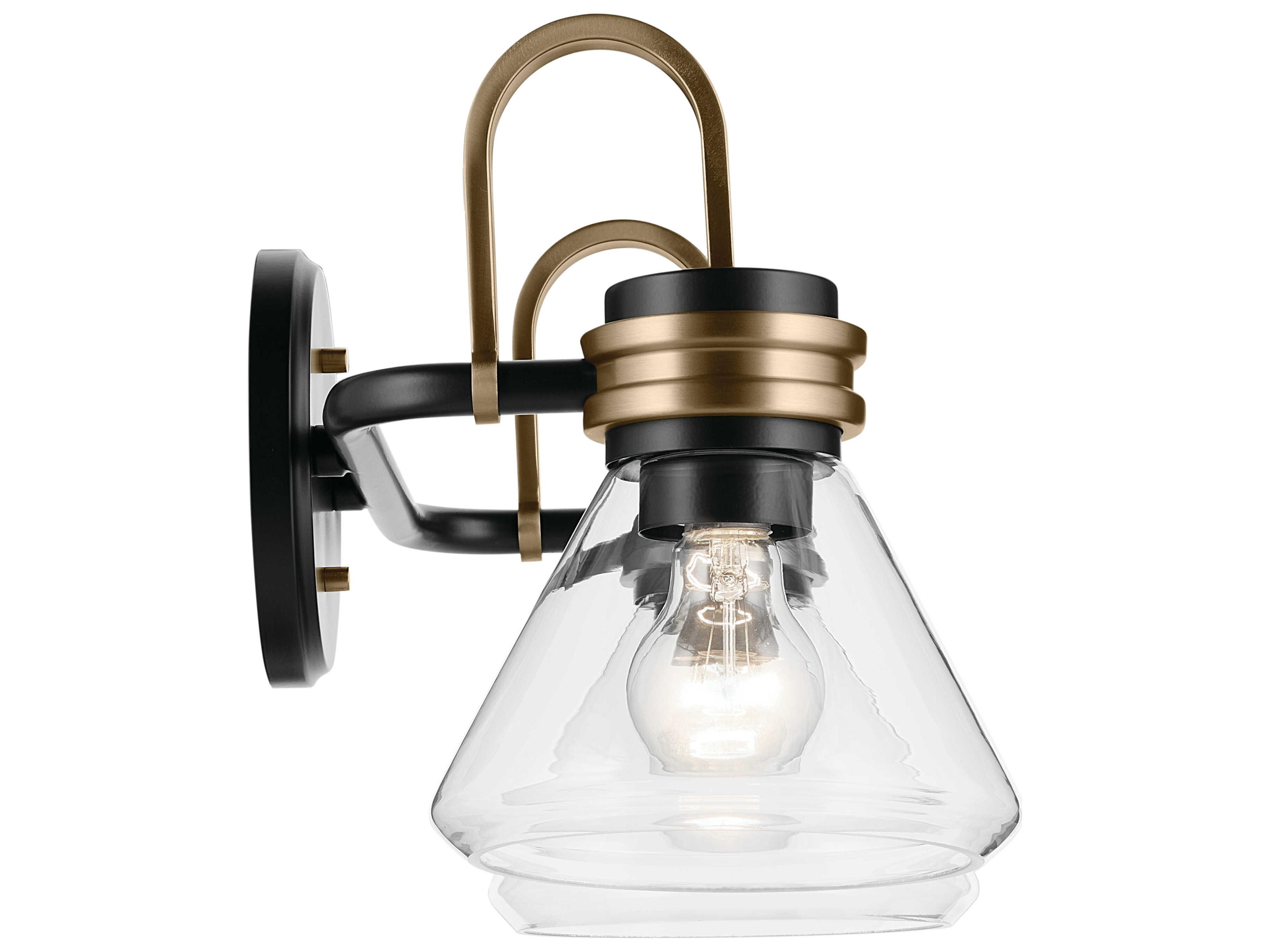 Kichler Farum 2-Light Black Vanity Light