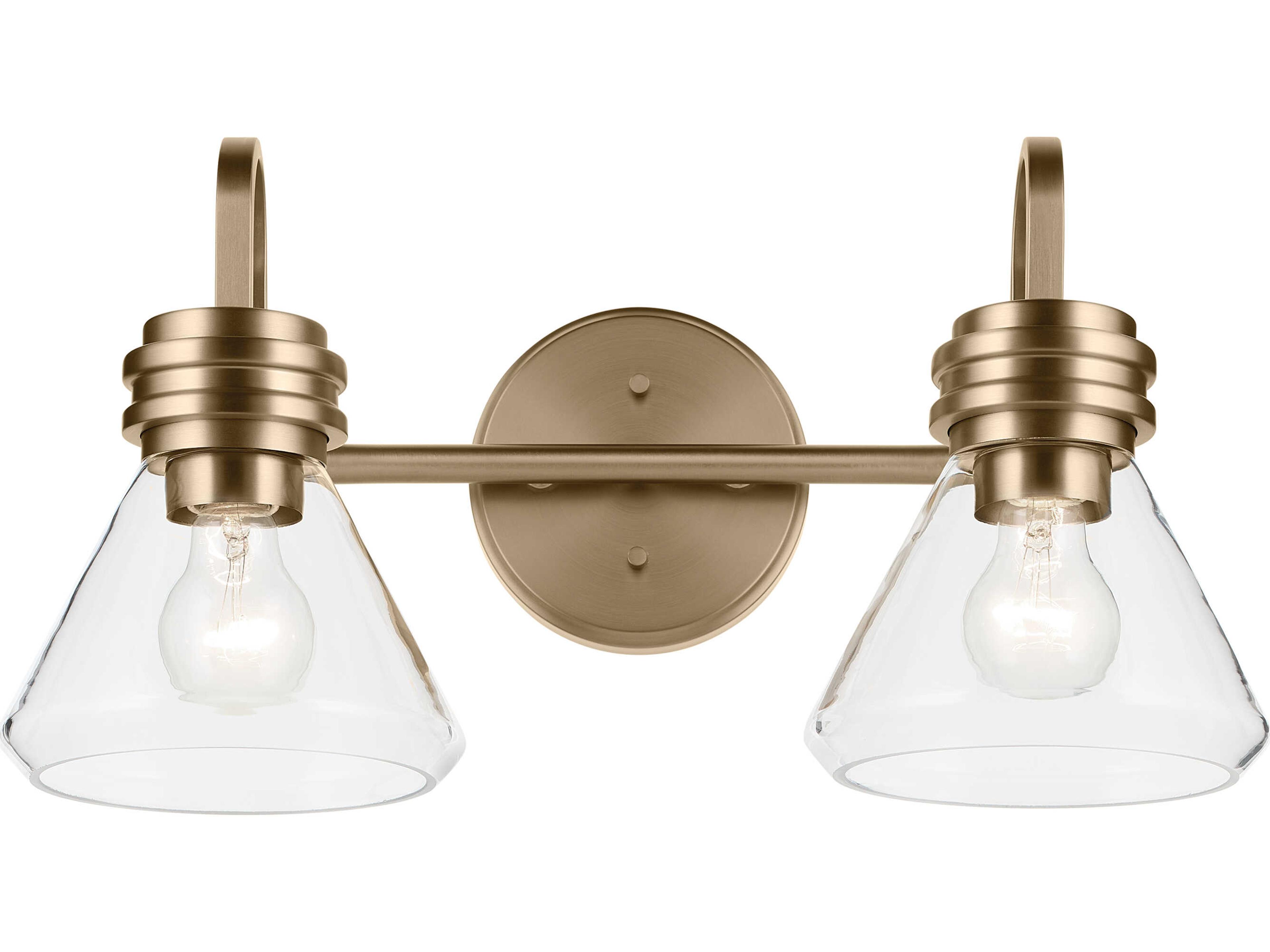Kichler Farum 2-Light Champagne Bronze Vanity Light