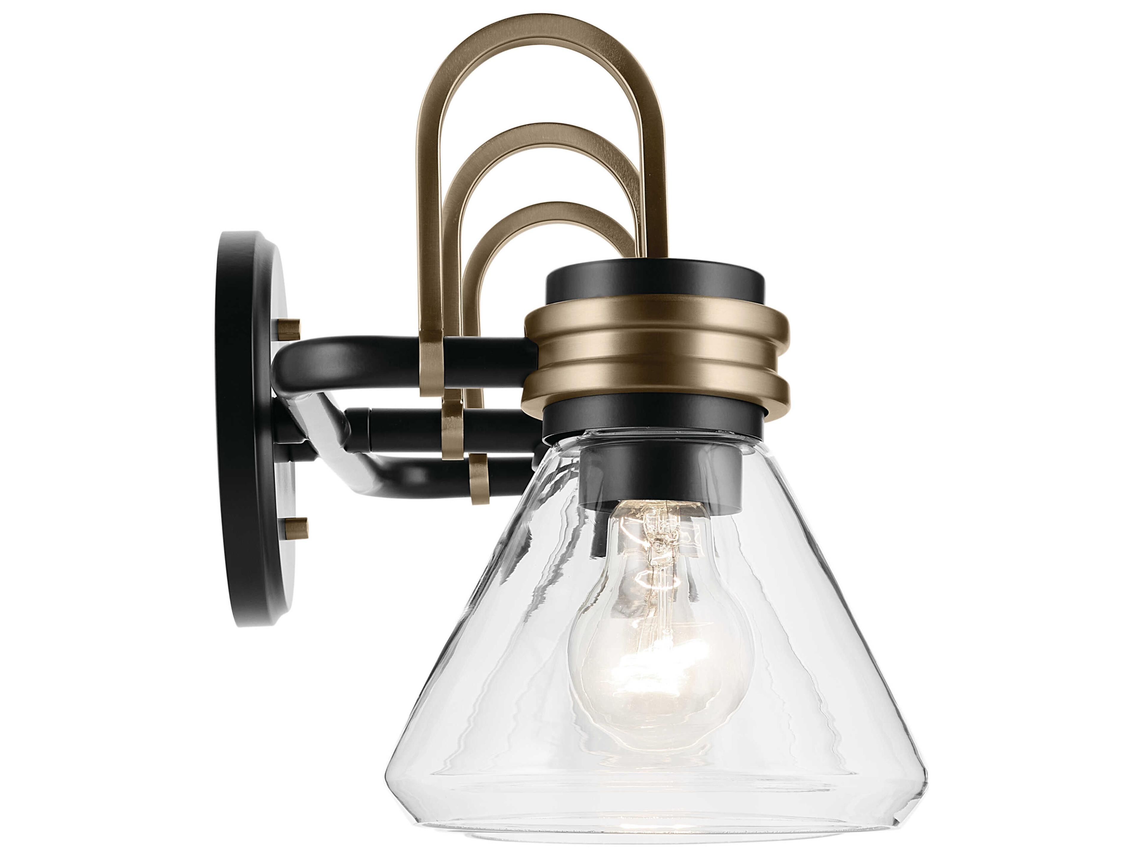 Kichler Farum 3-Light Black Vanity Light