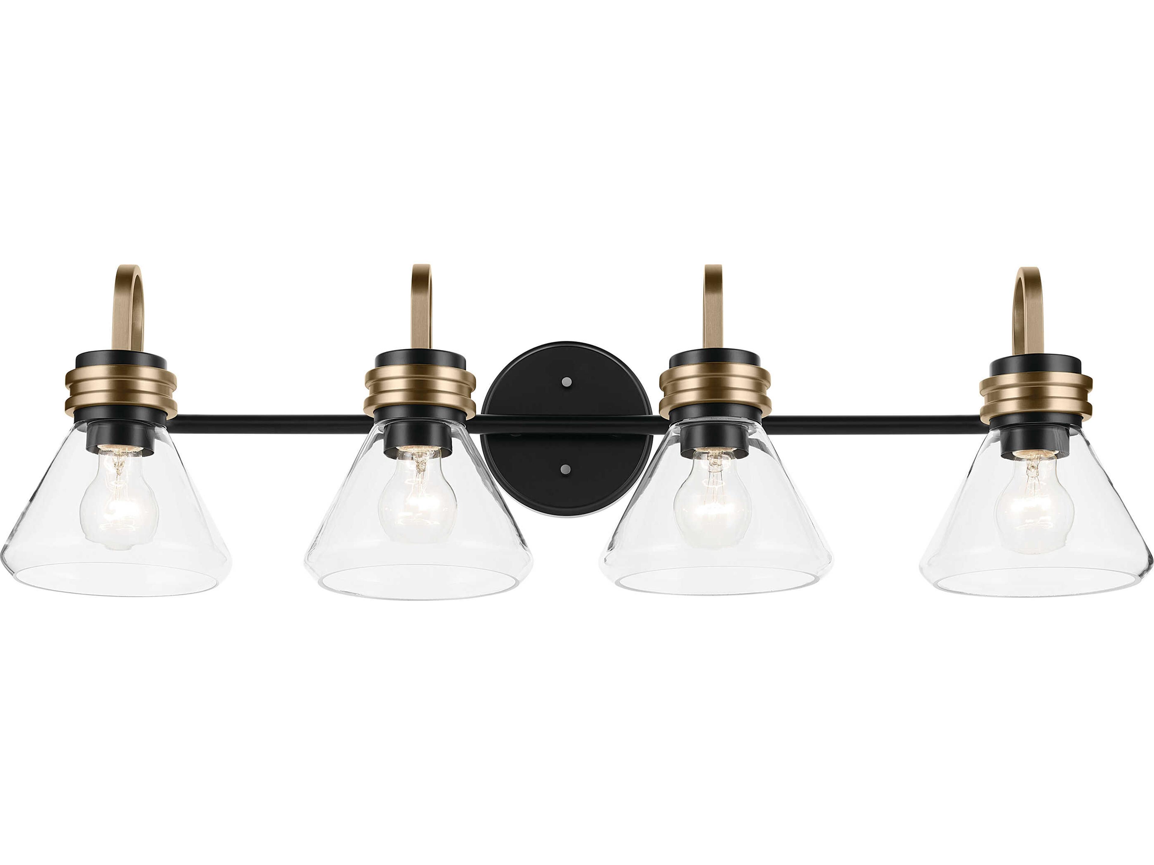 Kichler Farum 4-Light Black Vanity Light