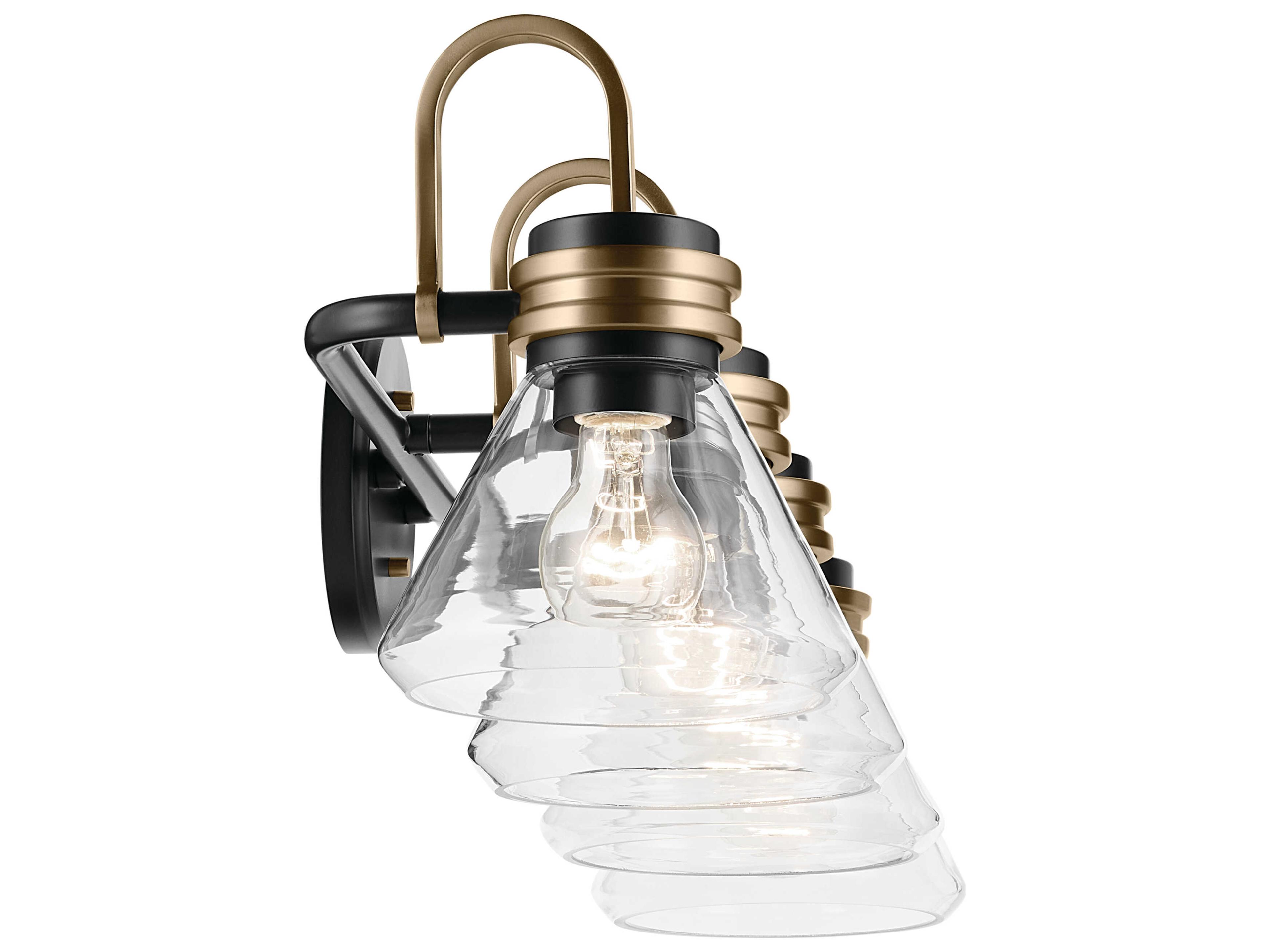 Kichler Farum 4-Light Black Vanity Light