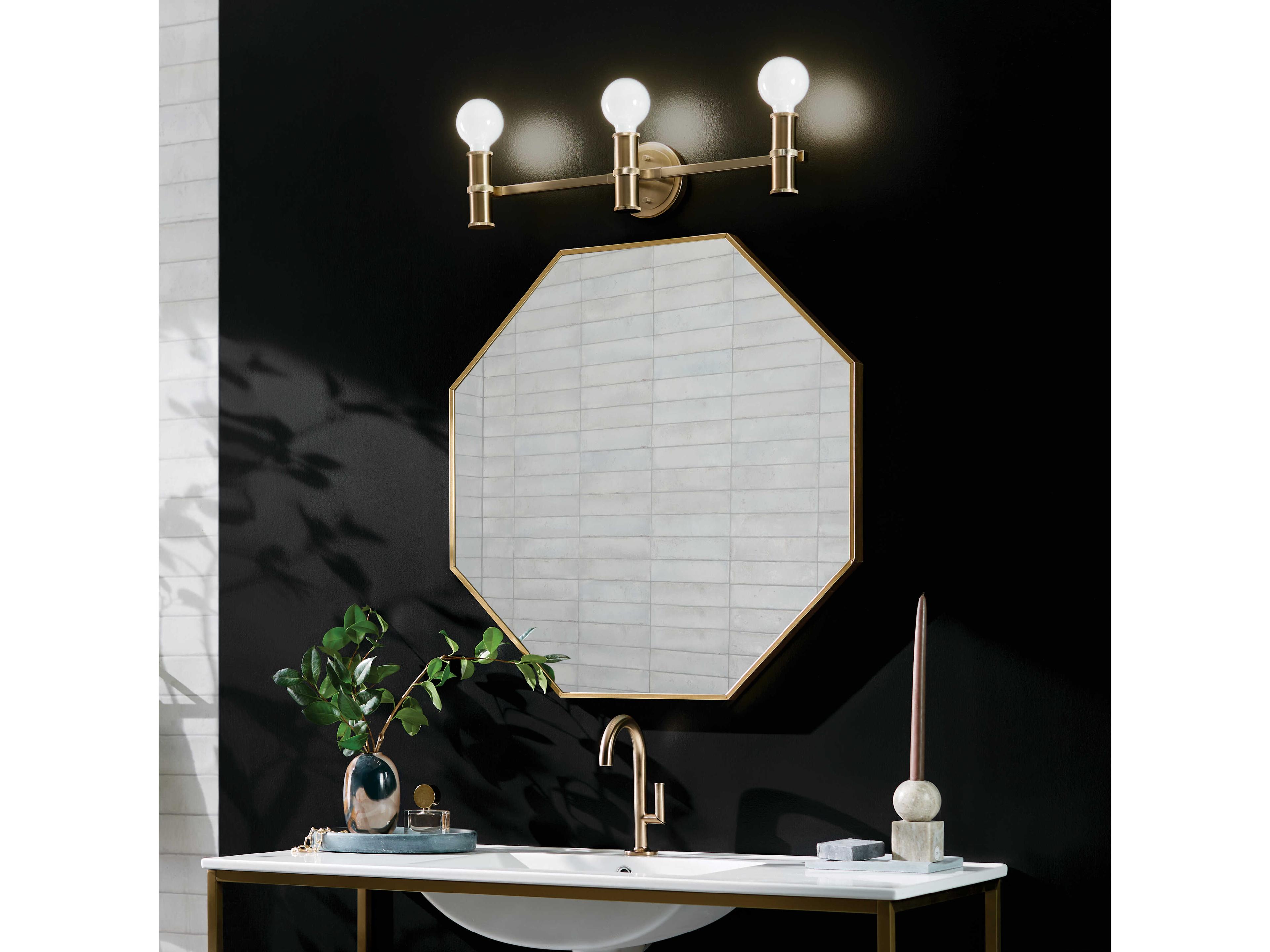 Kichler Torche 3-Light Champagne Bronze Vanity Light