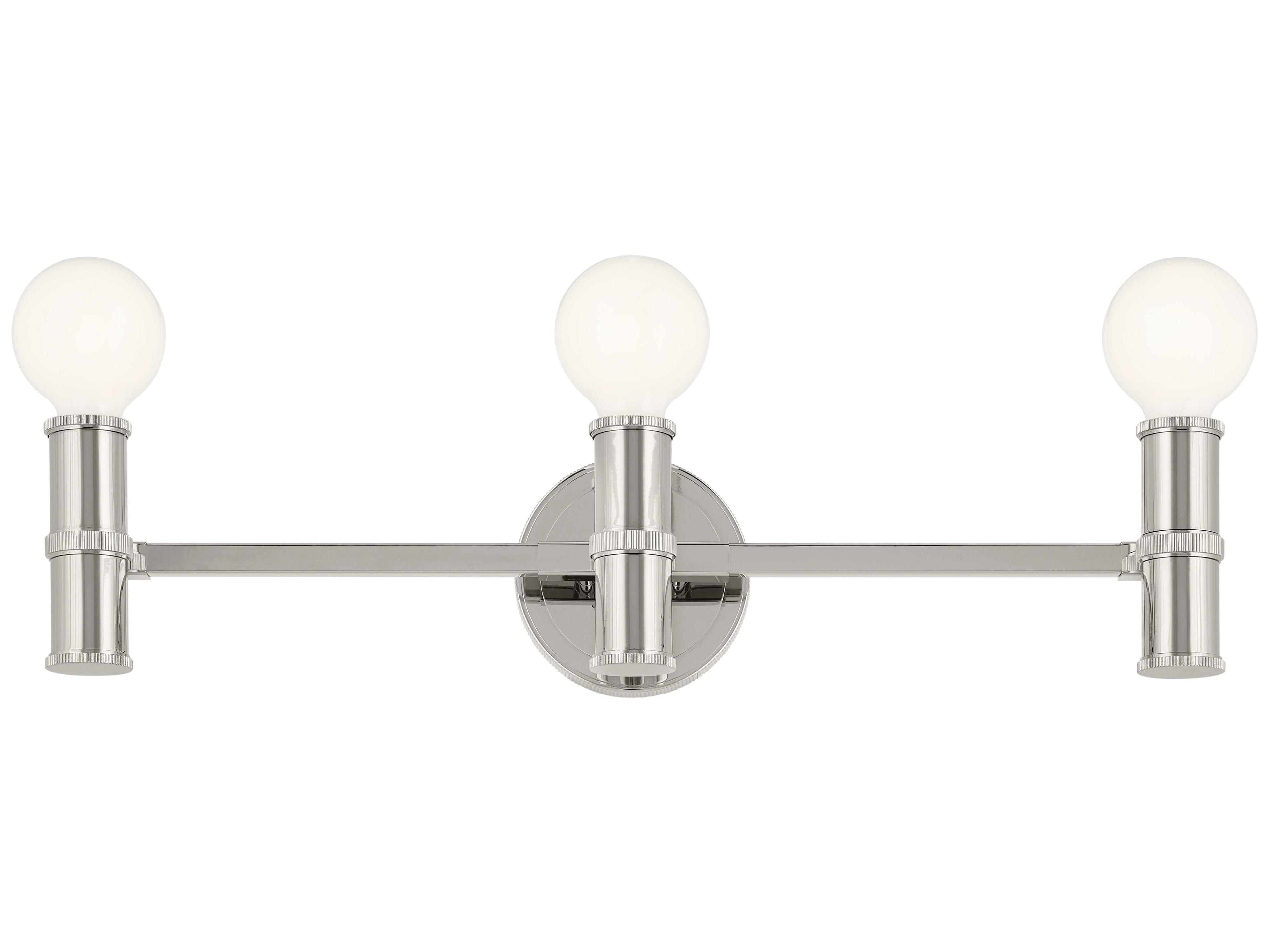 Kichler Torche 3-Light Polished Nickel Vanity Light