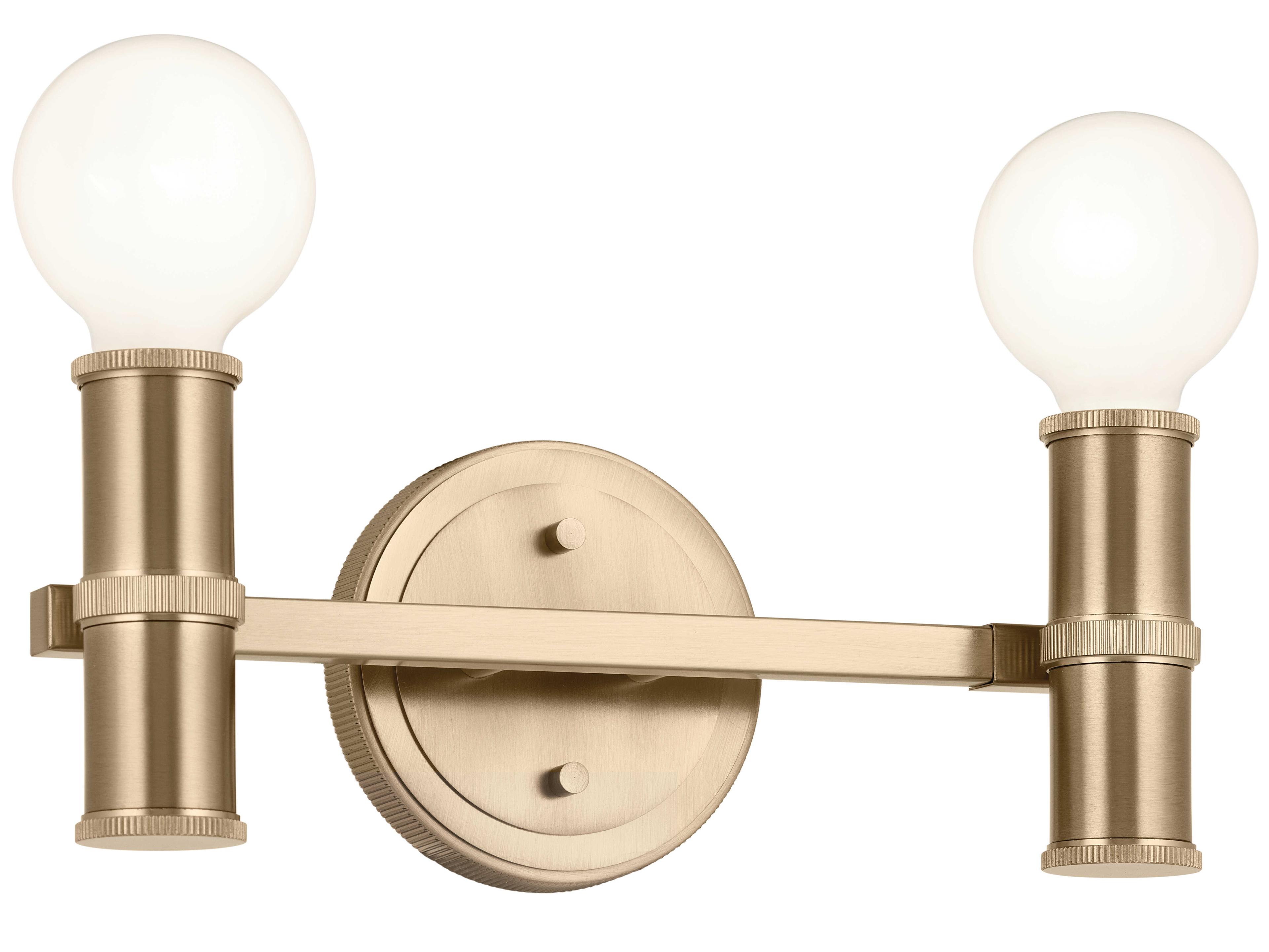 Torche 2-Light Champagne Bronze Vanity Light