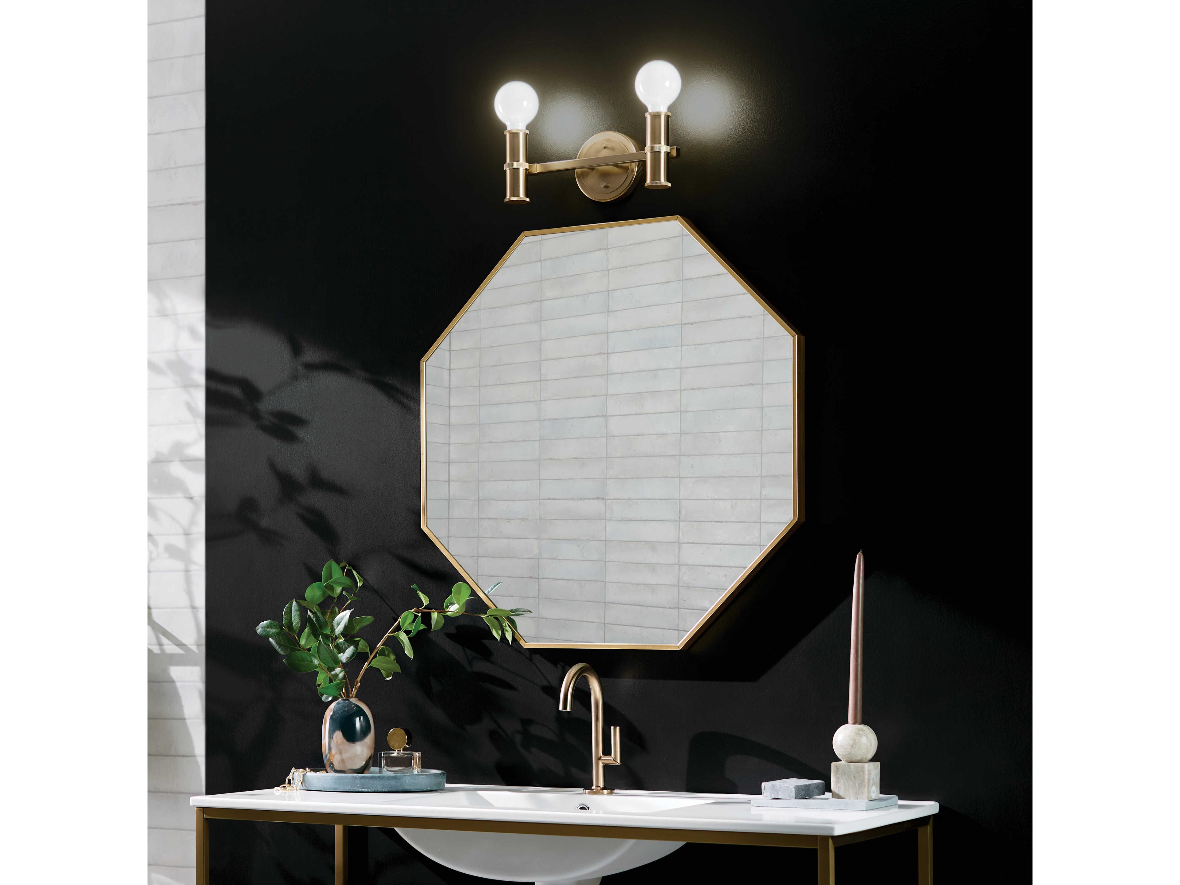 Kichler Torche 2-Light Champagne Bronze Vanity Light