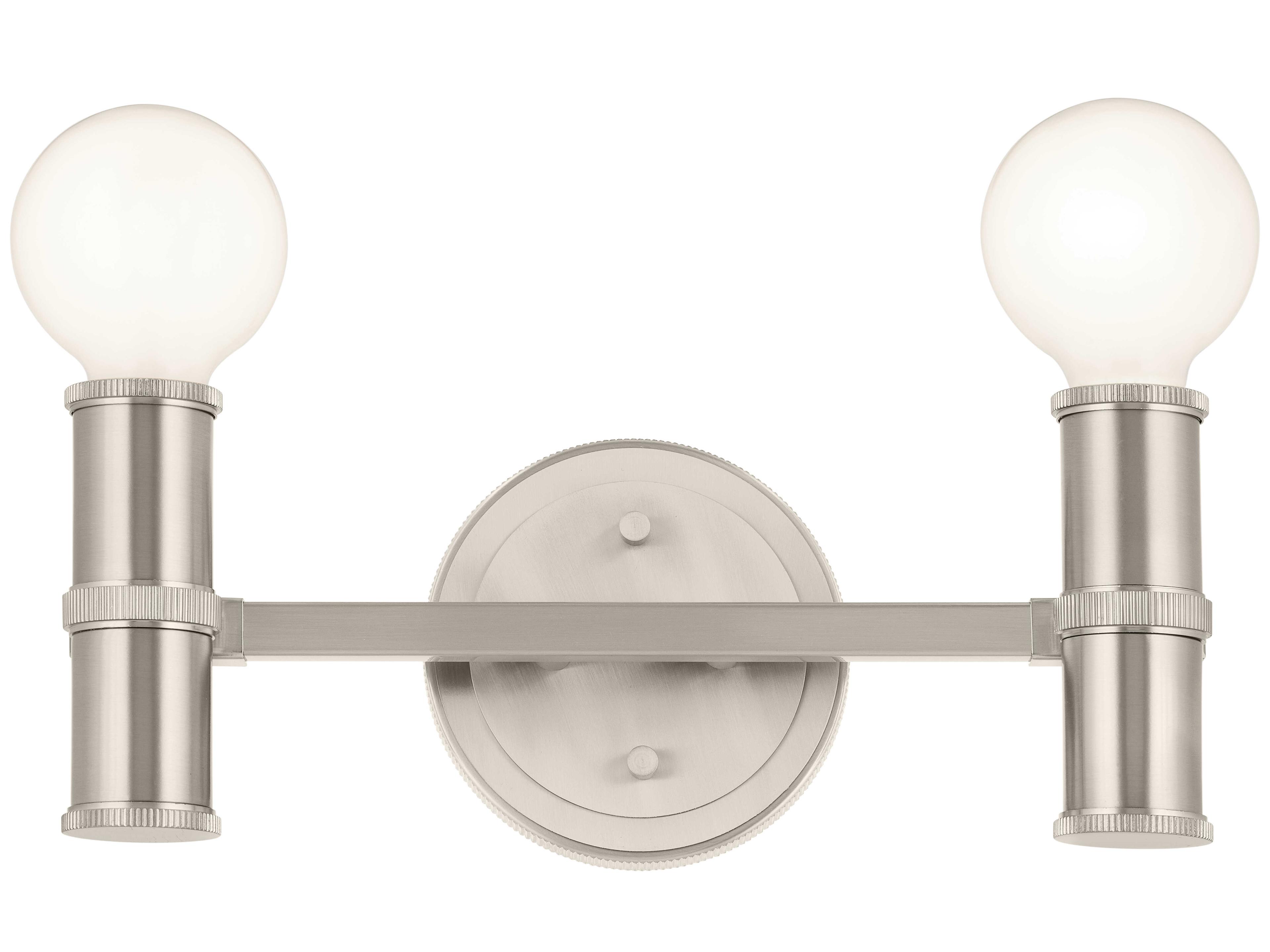 Kichler Torche 2-Light Brushed Nickel Vanity Light