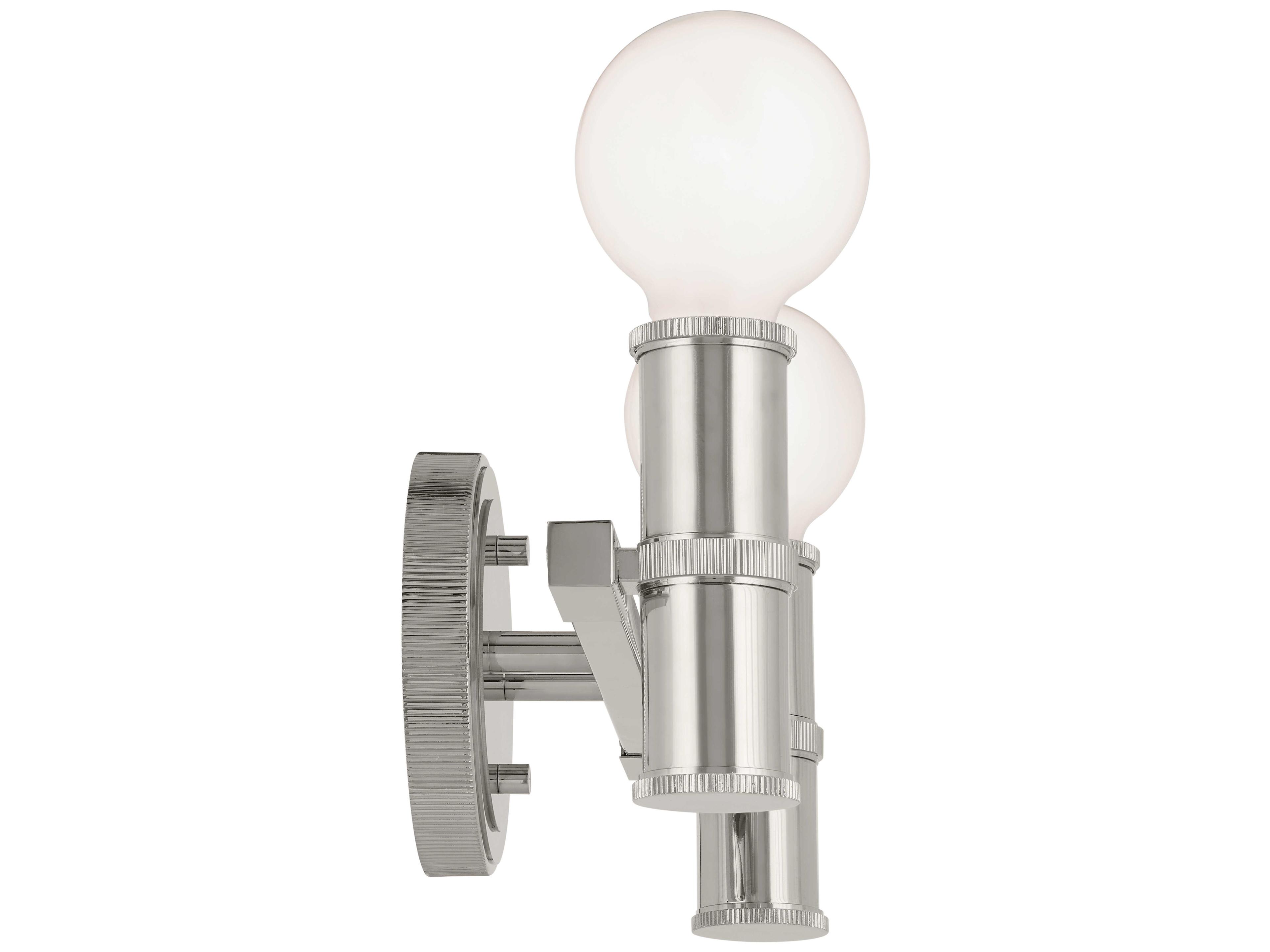 Kichler Torche 2-Light Polished Nickel Vanity Light