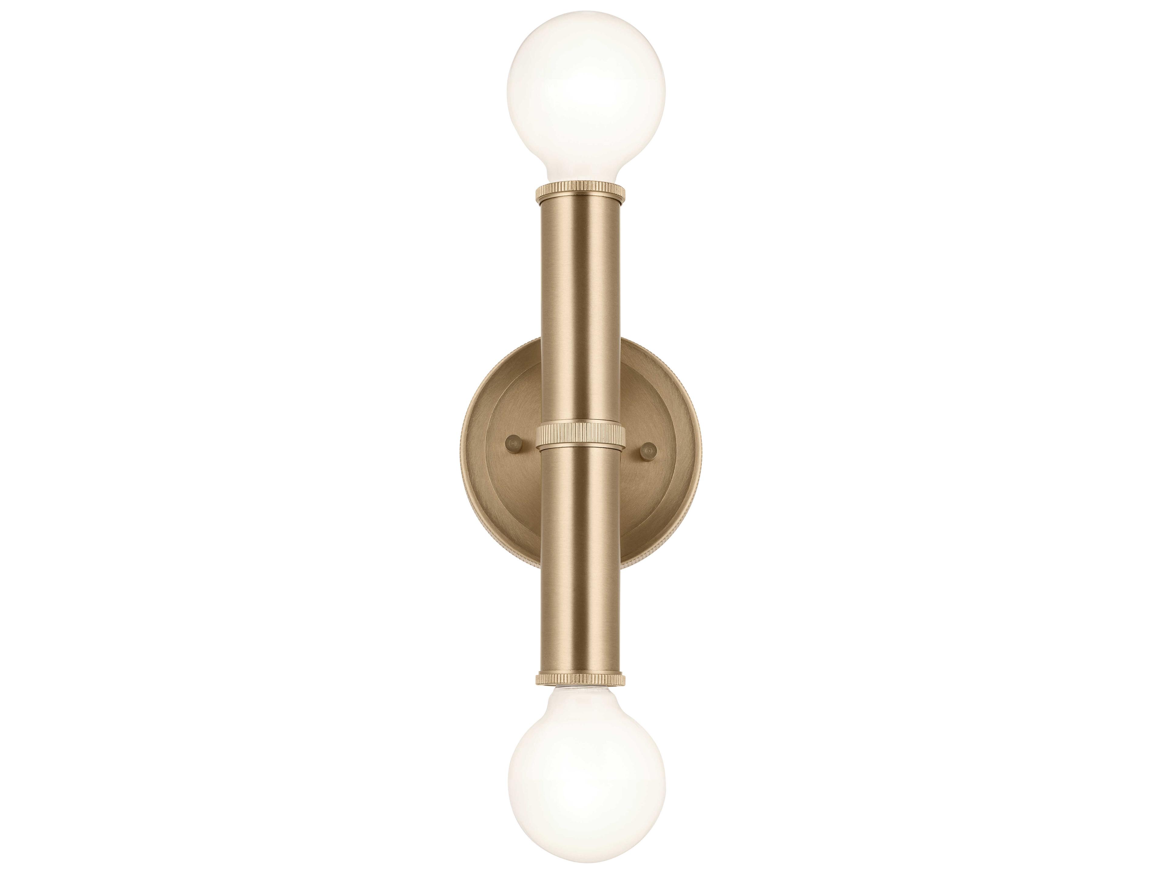 Kichler Torche 2-Light Champagne Bronze Wall Sconce