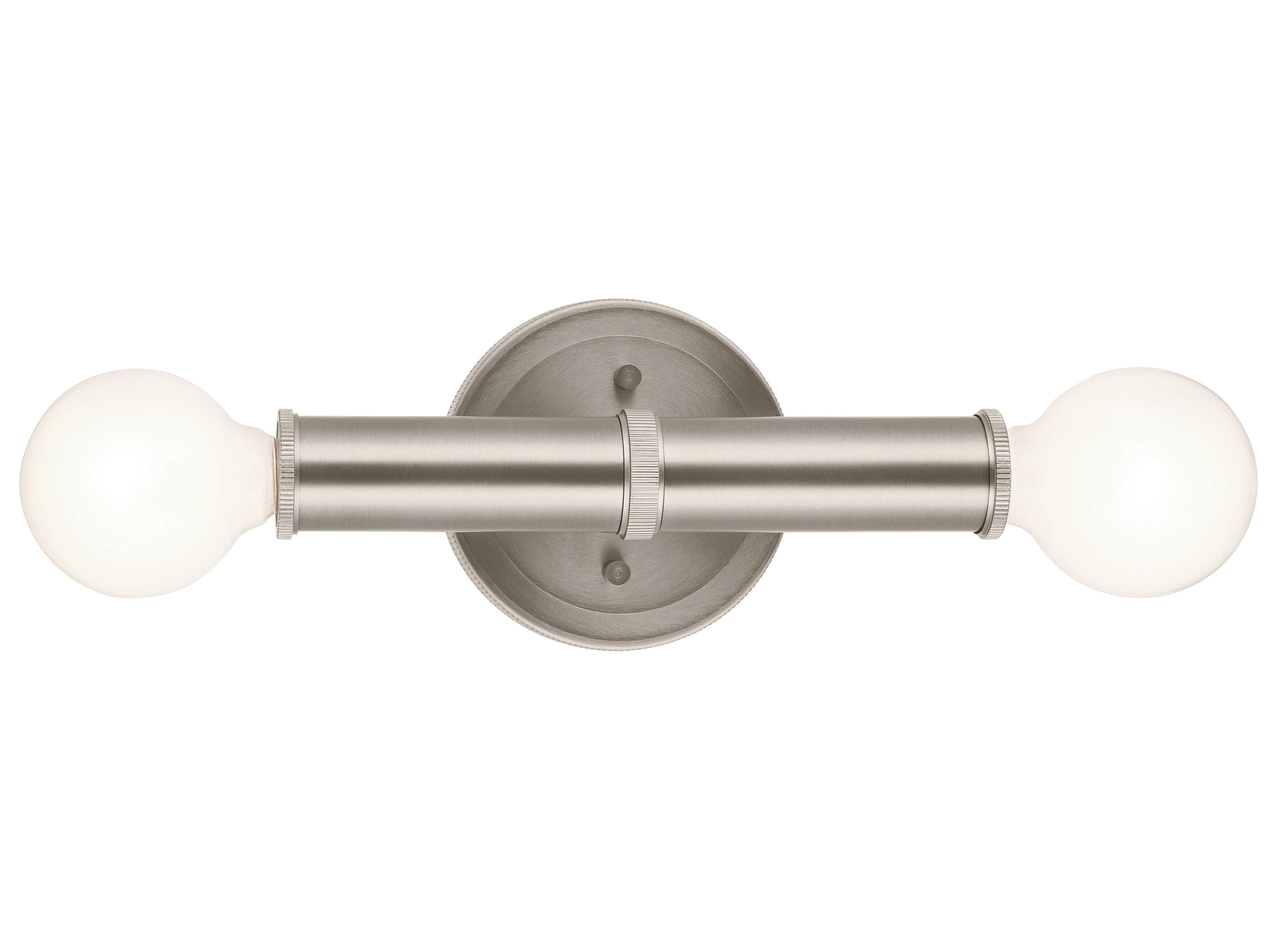 Kichler Torche 2-Light Brushed Nickel Wall Sconce