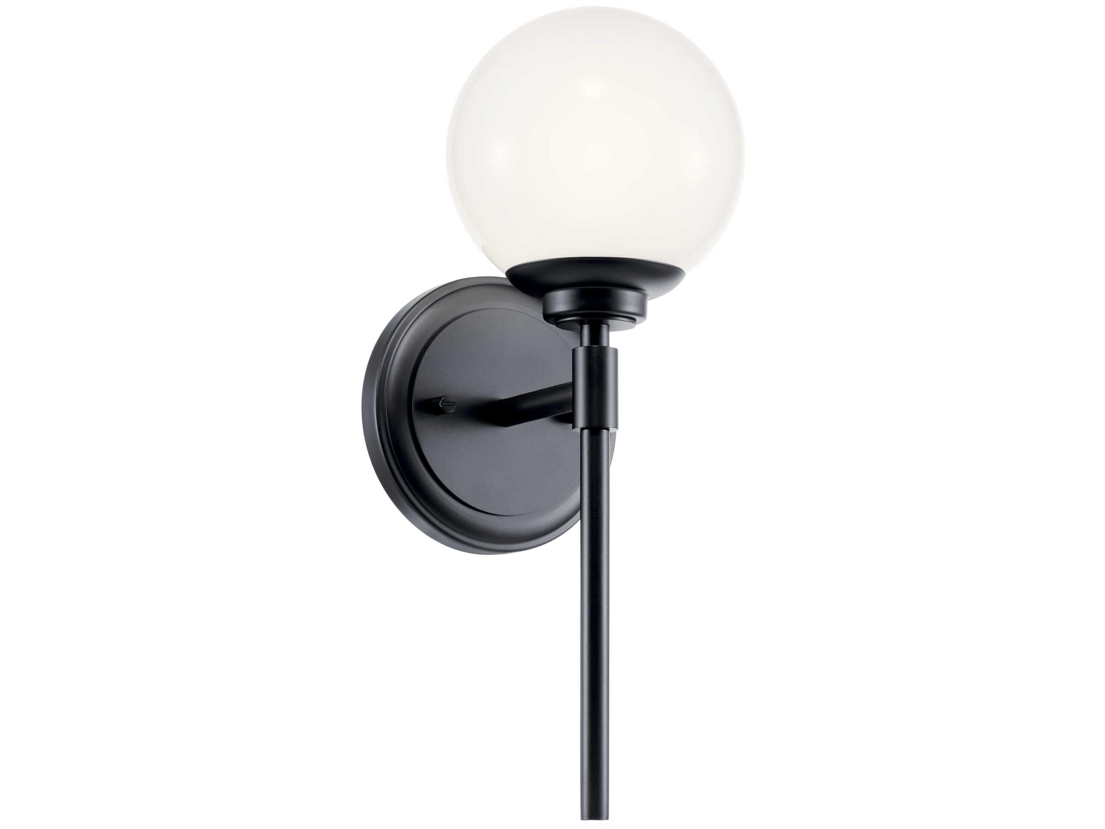 Benno 1-Light Black Wall Sconce