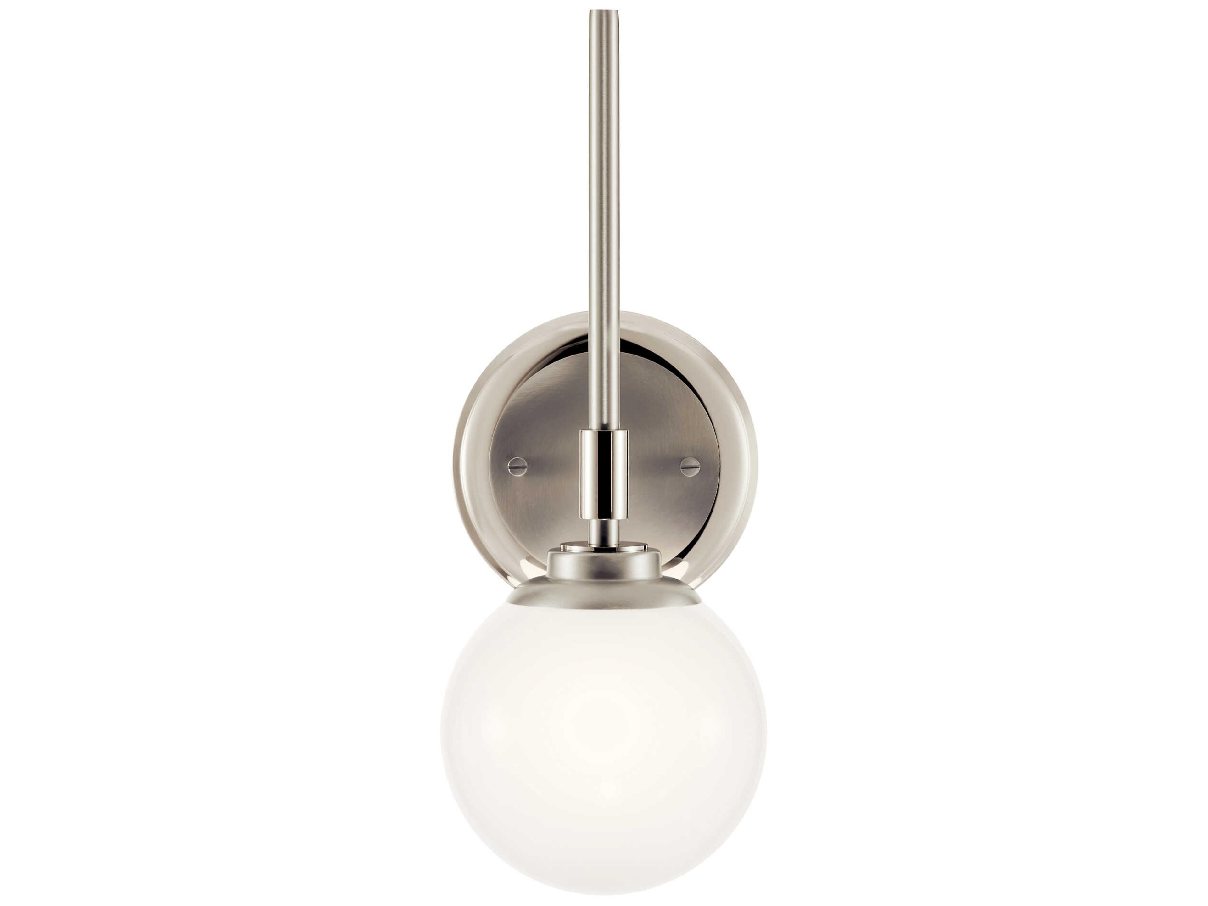 Kichler Benno 1-Light Polished Nickel Wall Sconce