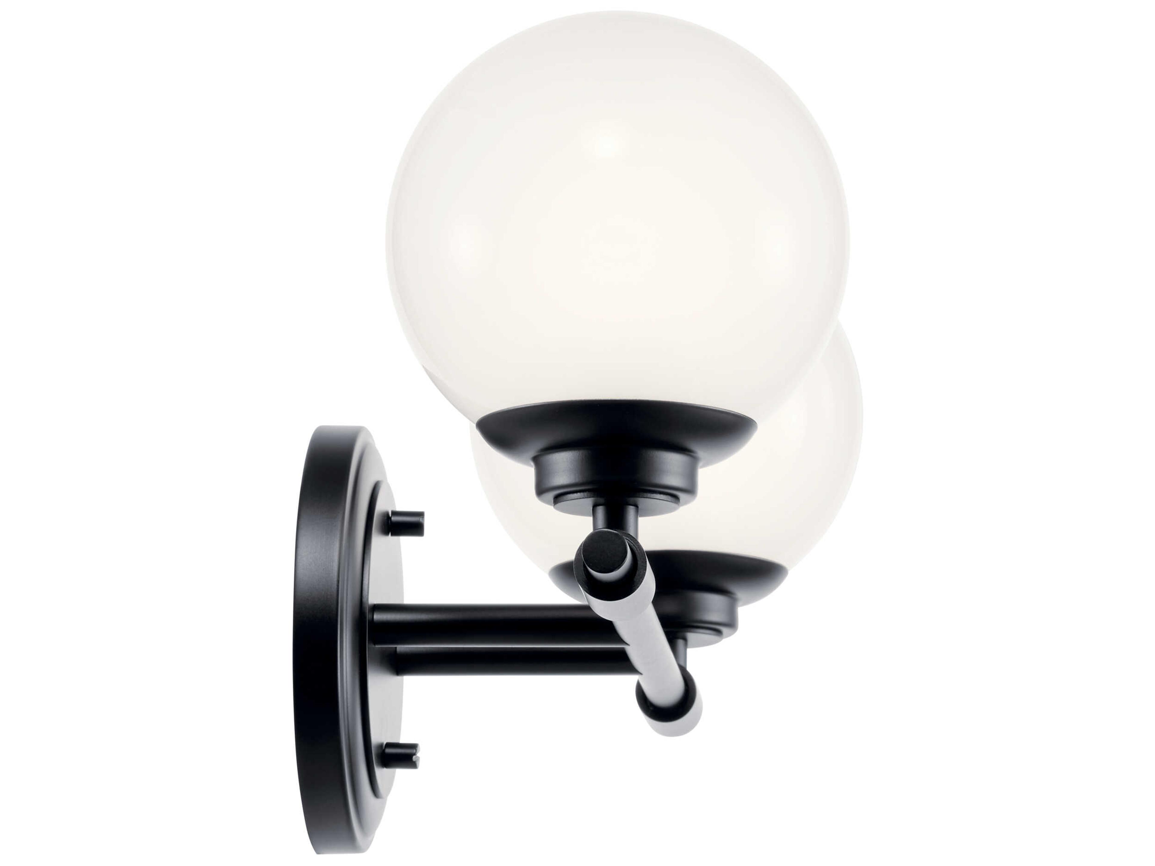 Kichler Benno 2-Light Black Vanity Light