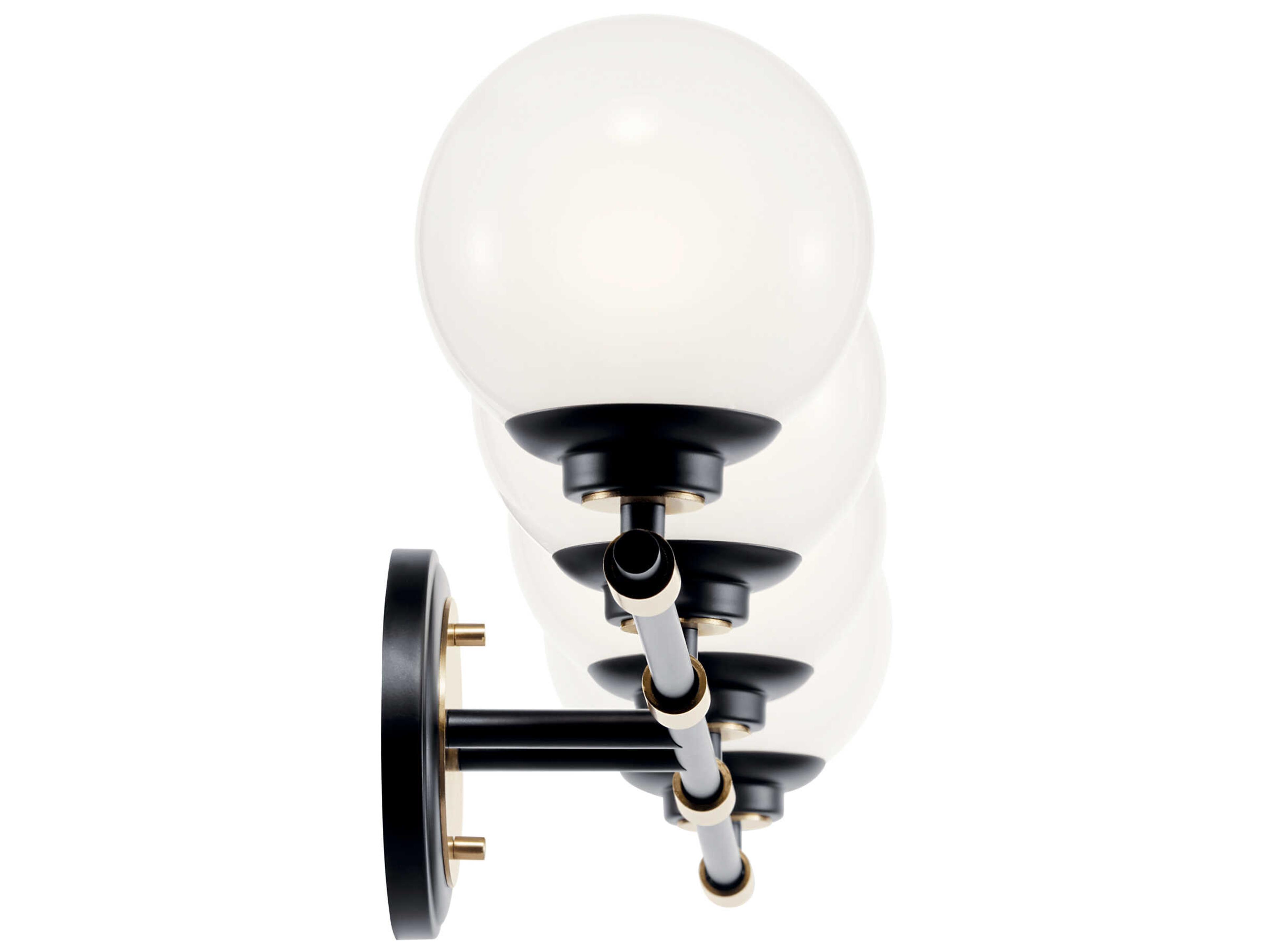 Kichler Benno 4-Light Black Vanity Light