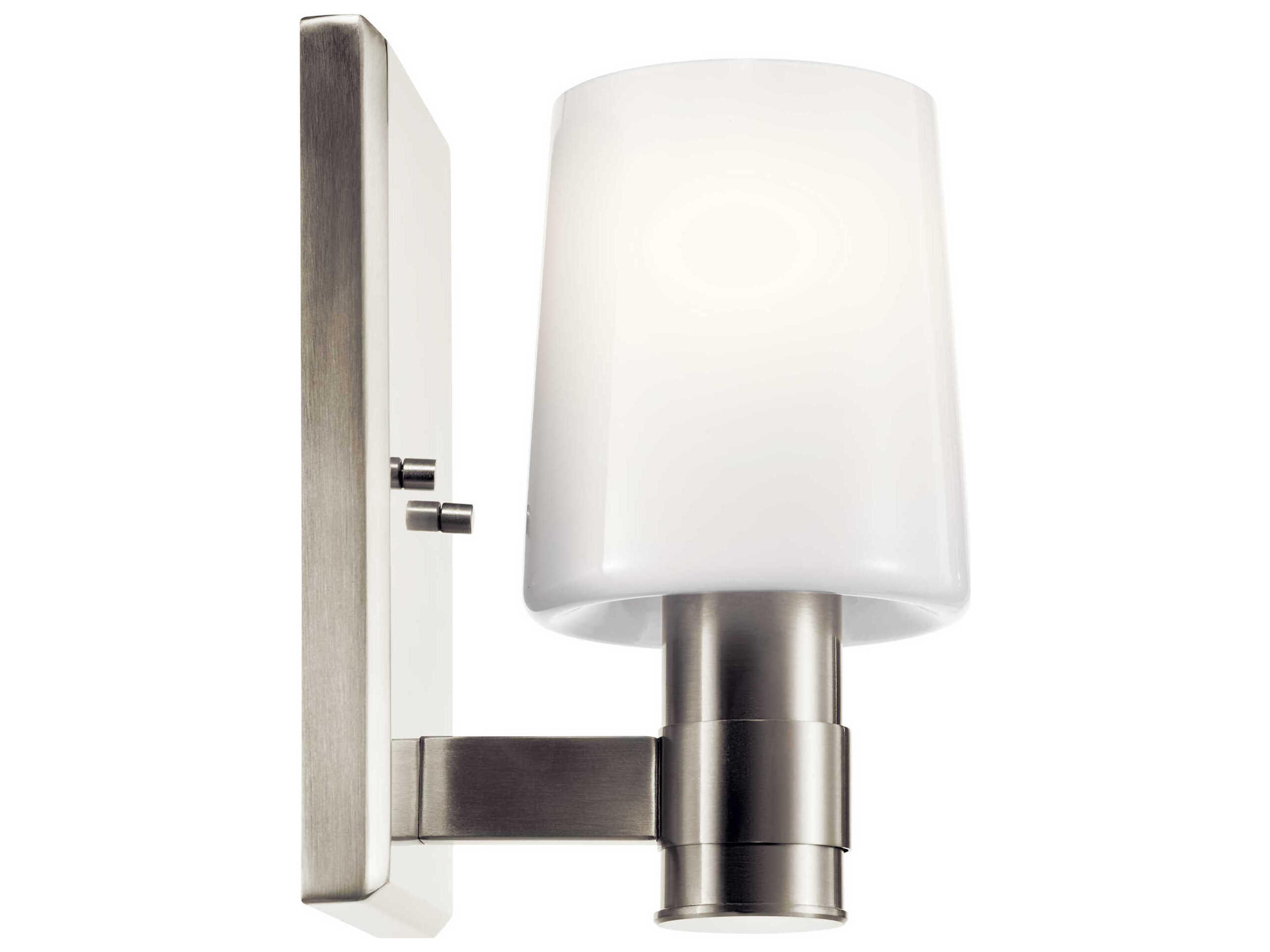 Kichler Adani 1-Light Brushed Nickel Wall Sconce
