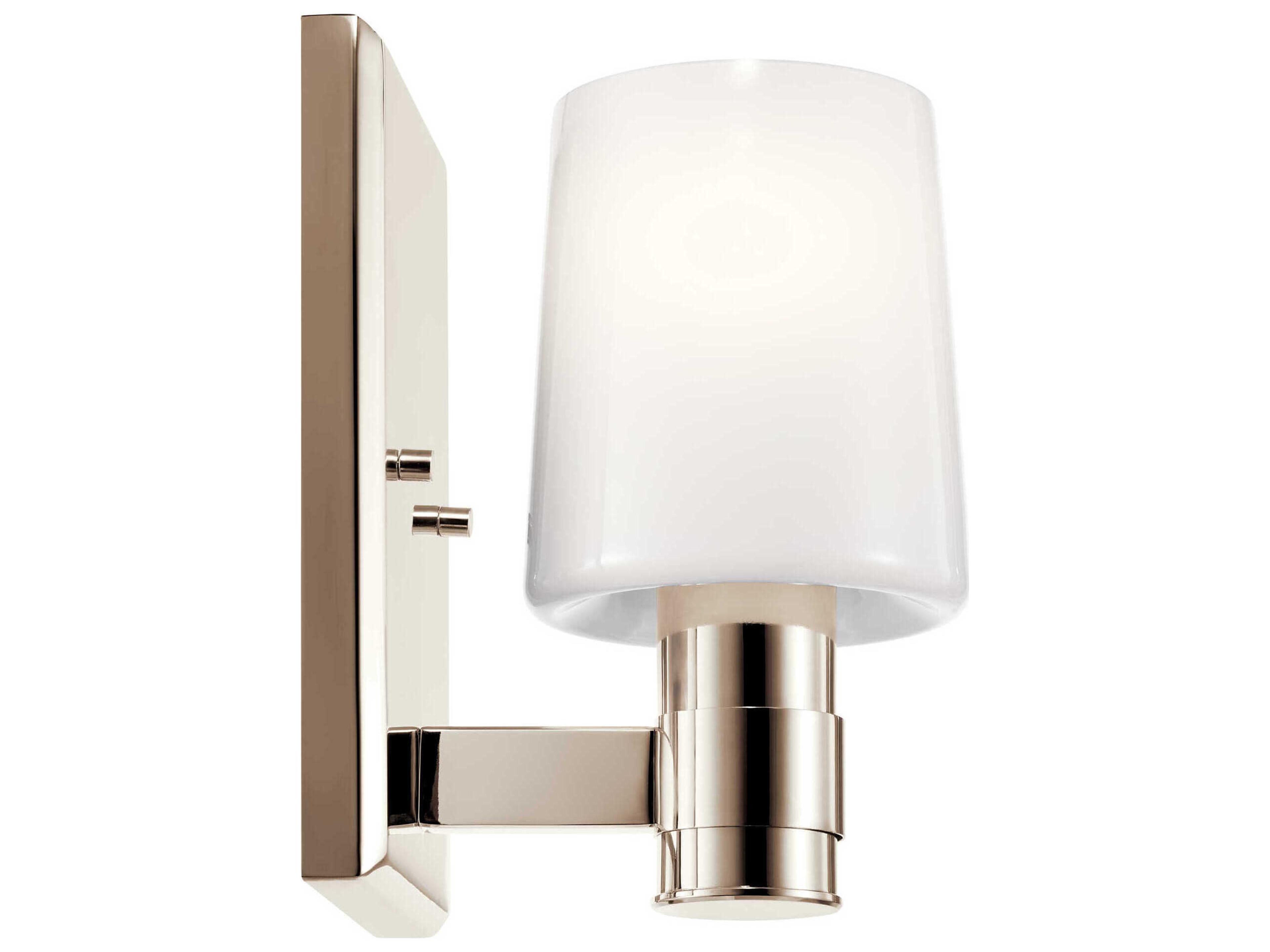 Kichler Adani 1-Light Polished Nickel Wall Sconce