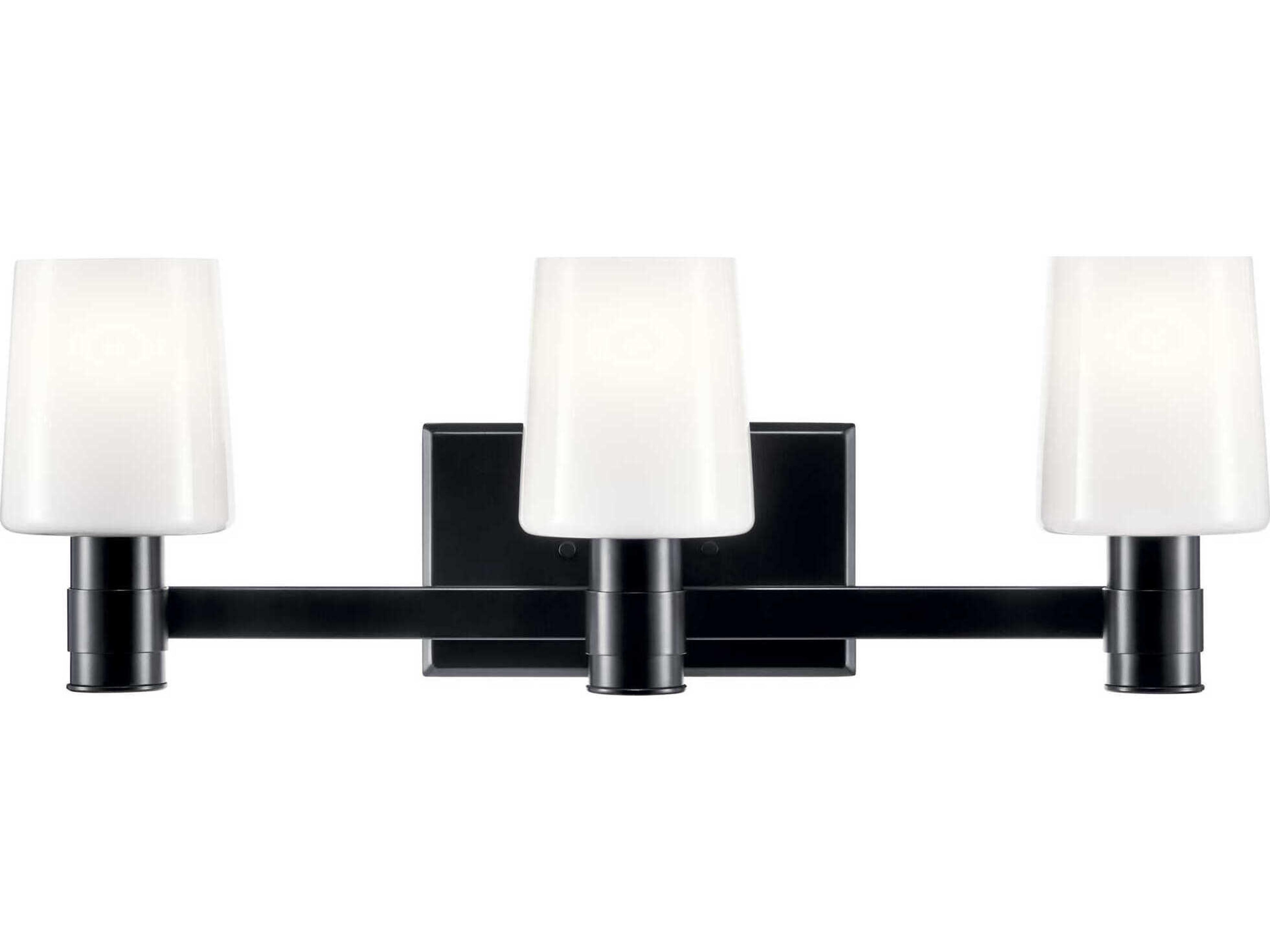 Kichler Adani 3-Light Black Vanity Light