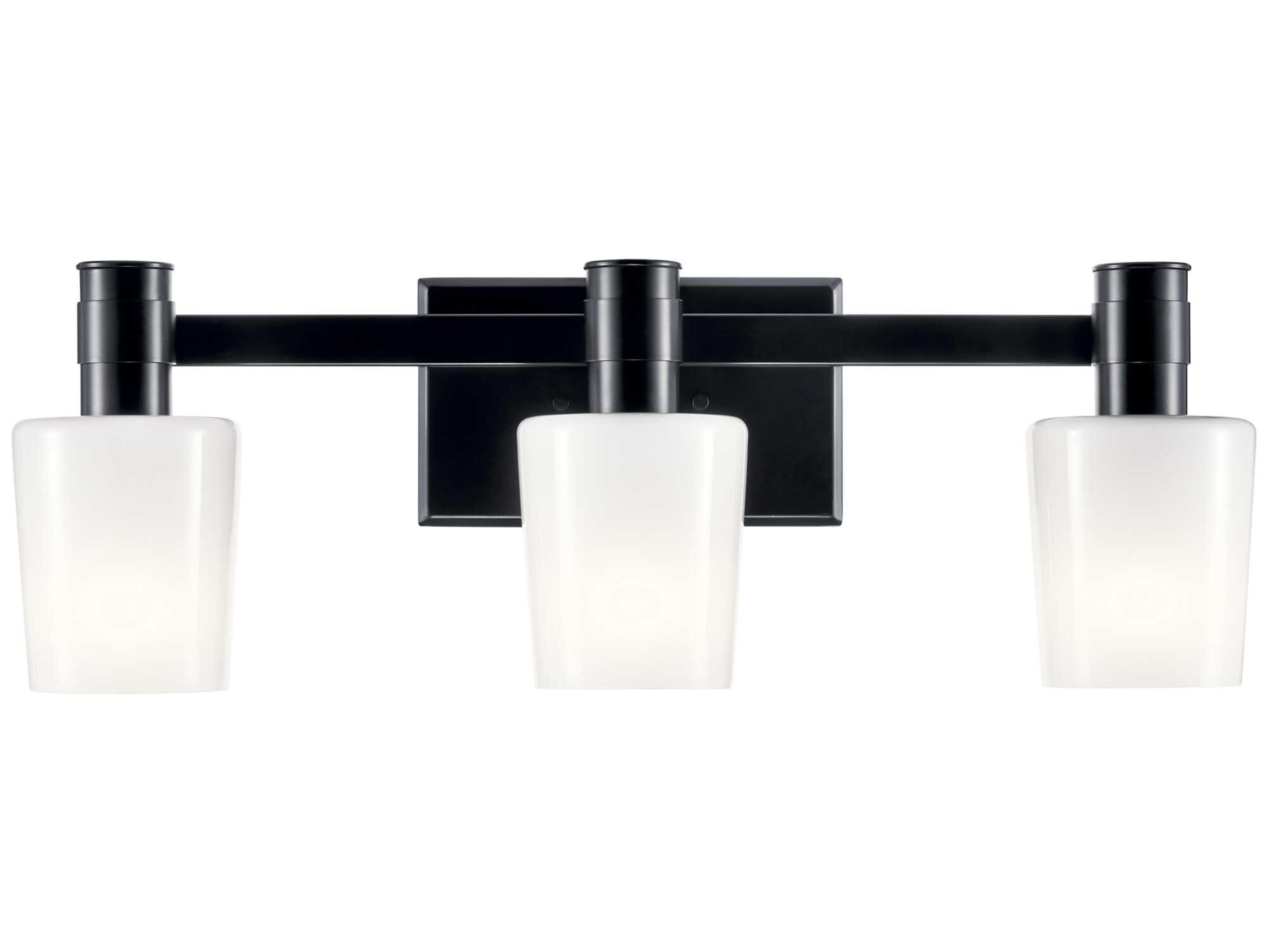 Kichler Adani 3-Light Black Vanity Light