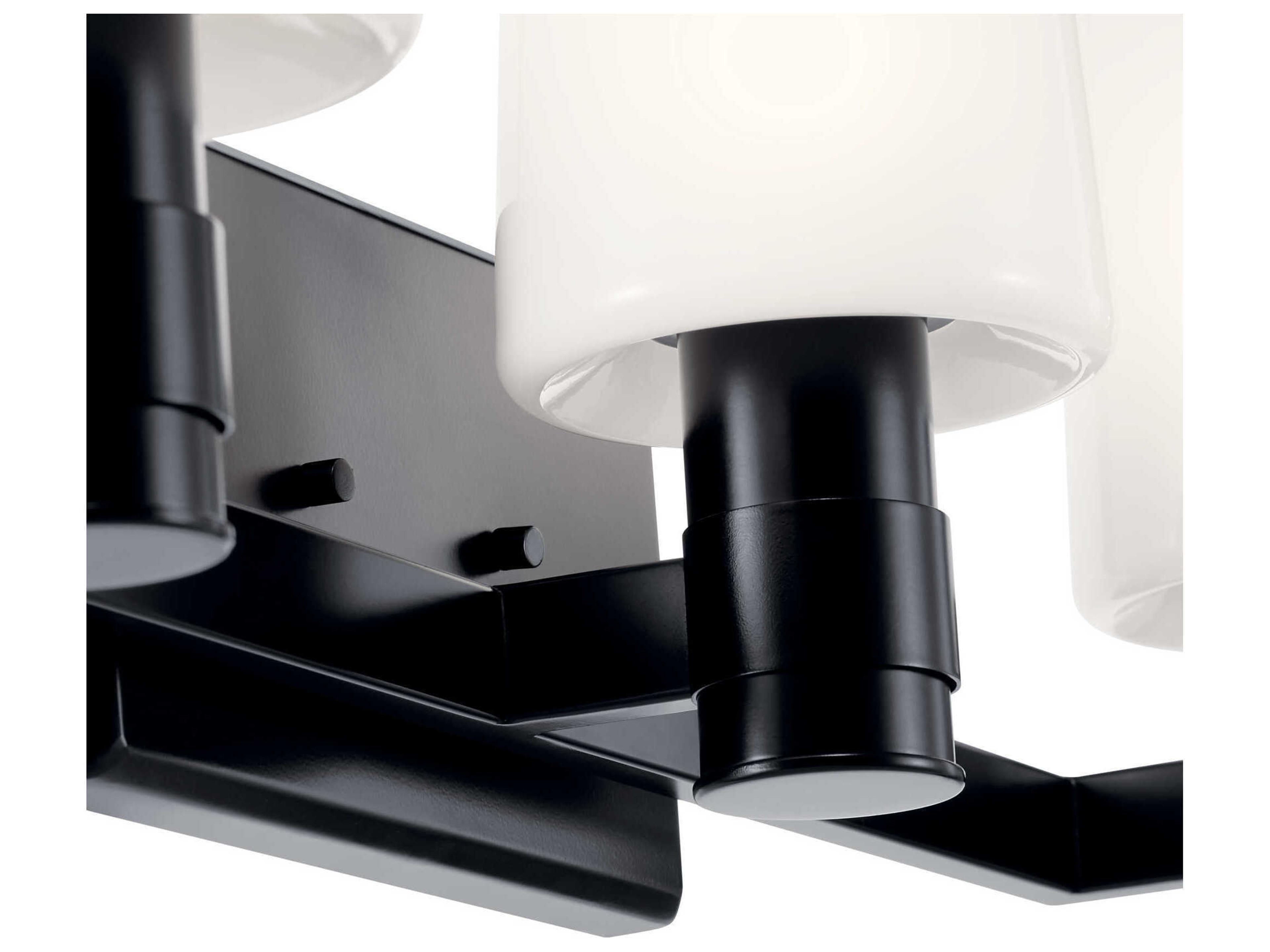 Kichler Adani 3-Light Black Vanity Light