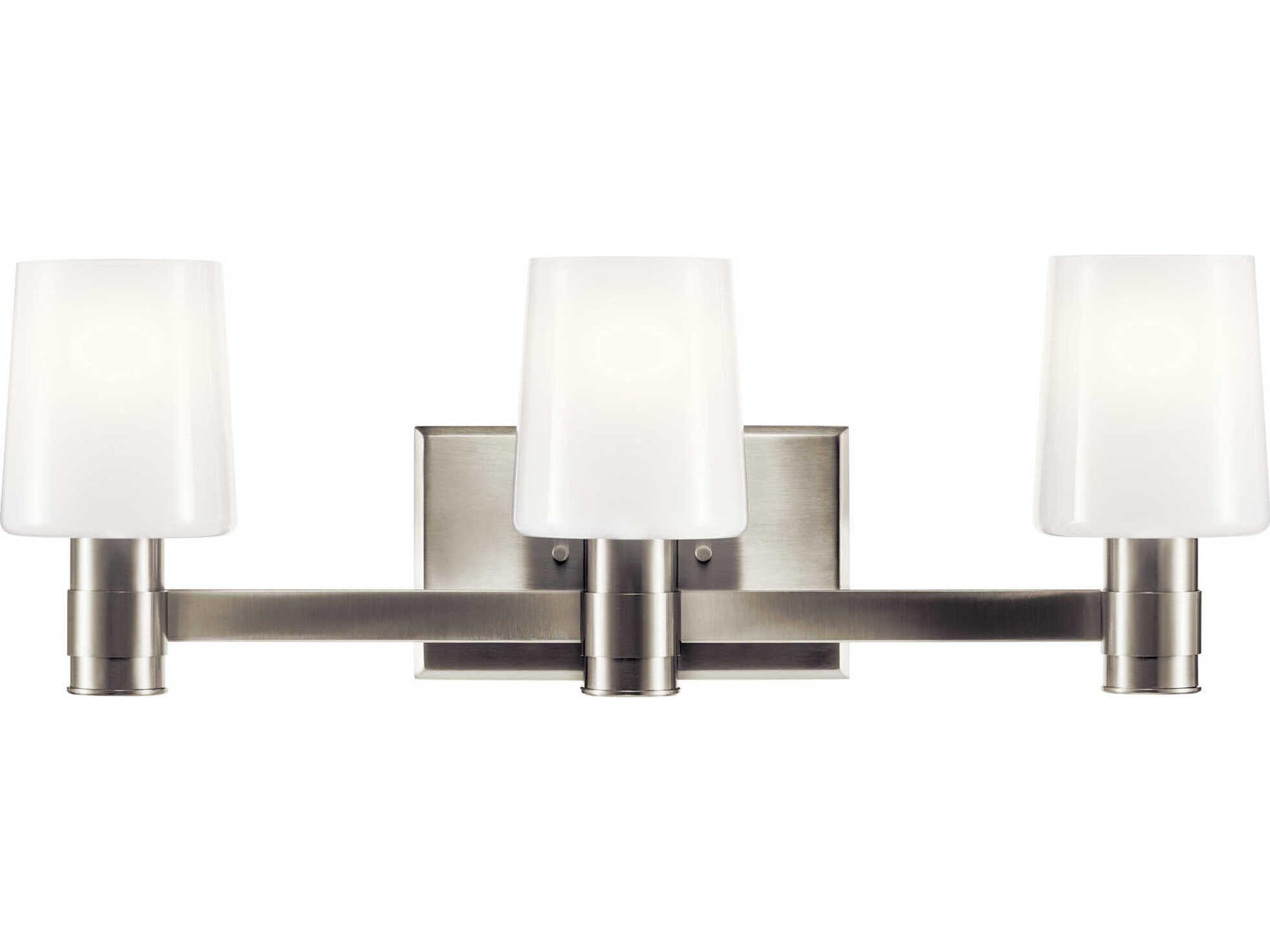 Kichler Adani 3-Light Brushed Nickel Vanity Light