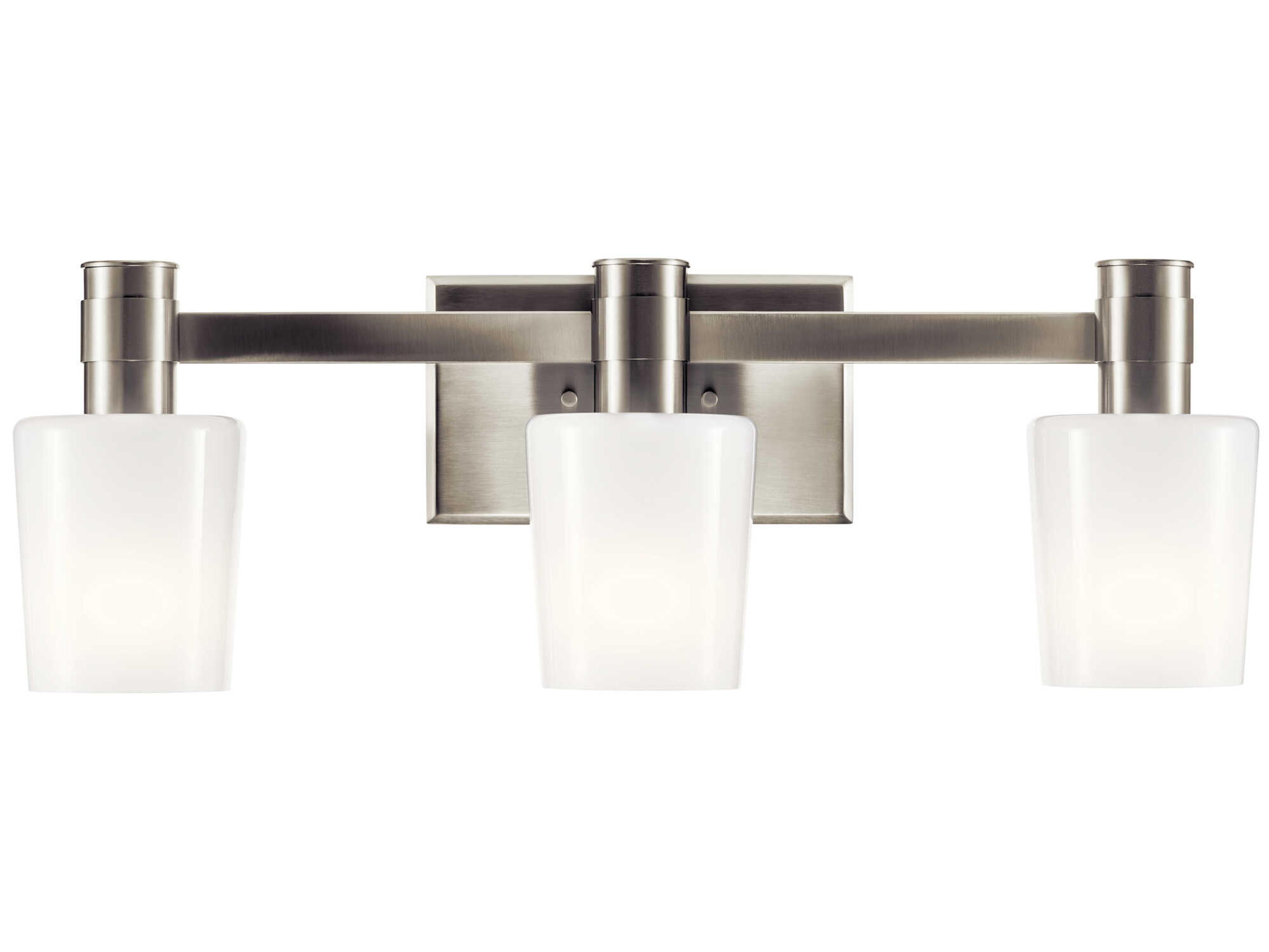 Kichler Adani 3-Light Brushed Nickel Vanity Light
