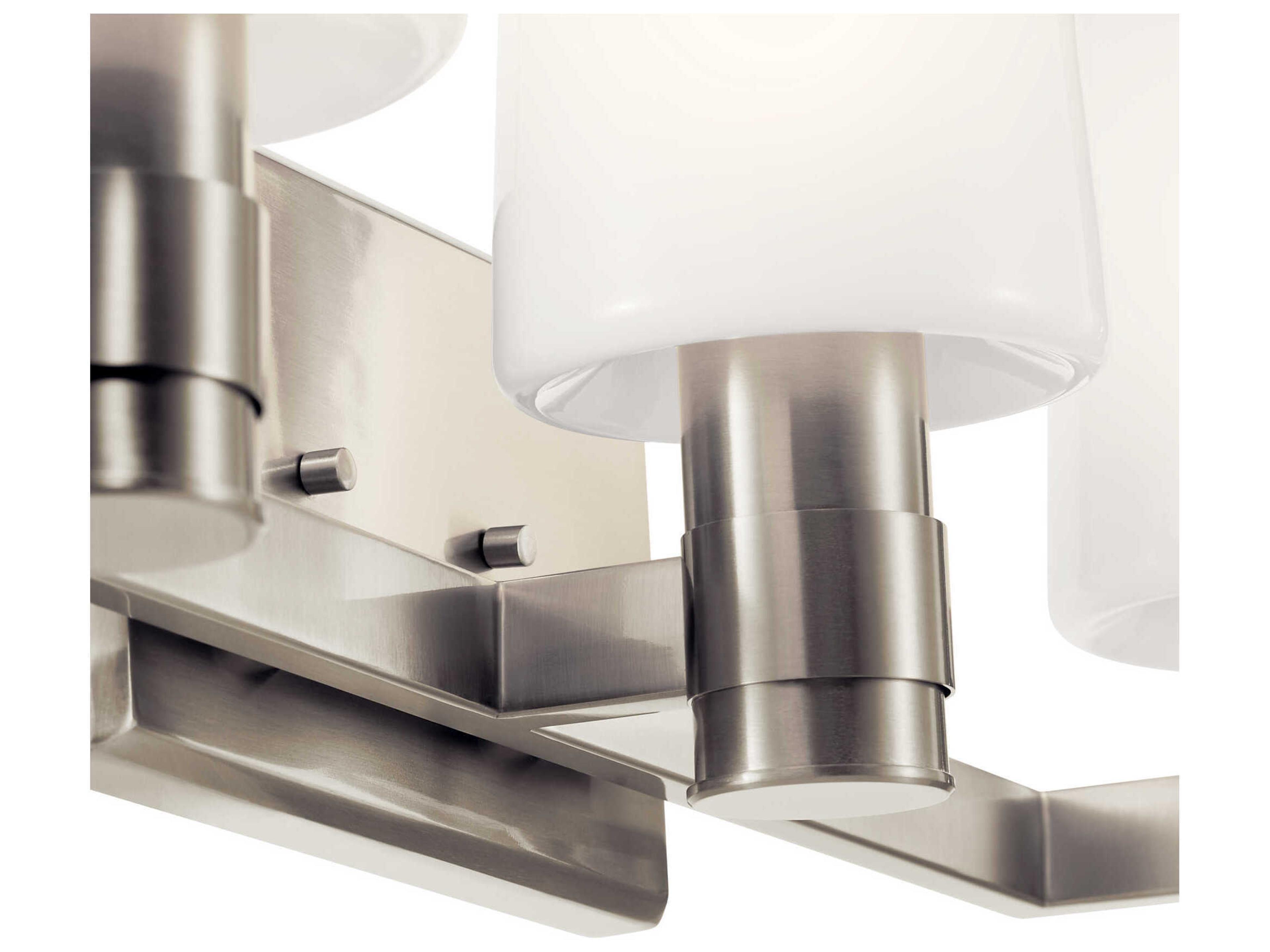 Kichler Adani 3-Light Brushed Nickel Vanity Light