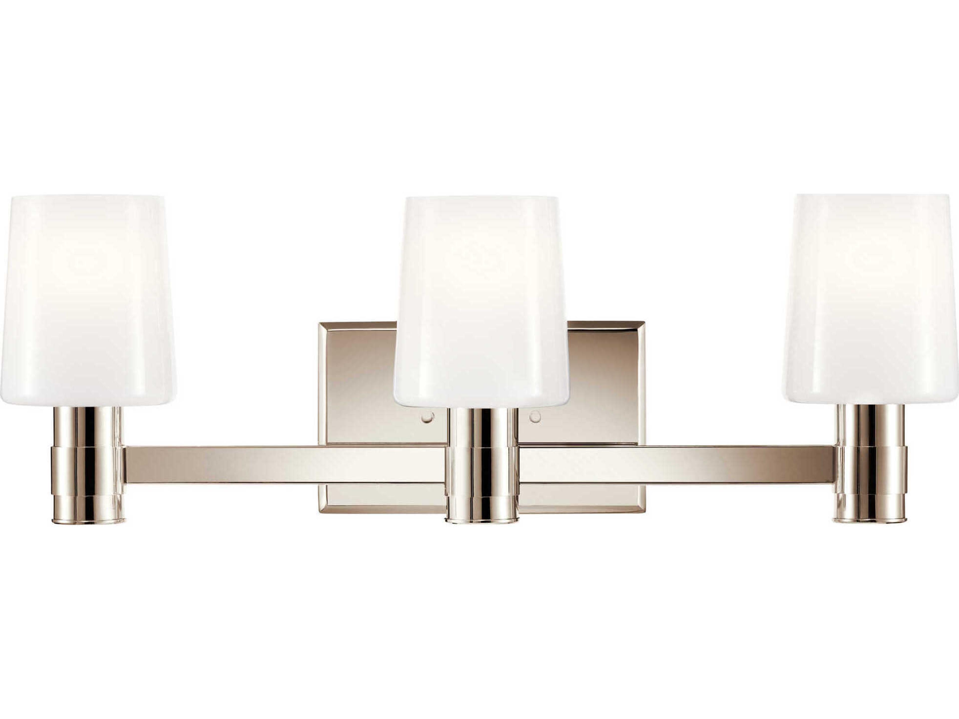 Kichler Adani 3-Light Polished Nickel Vanity Light