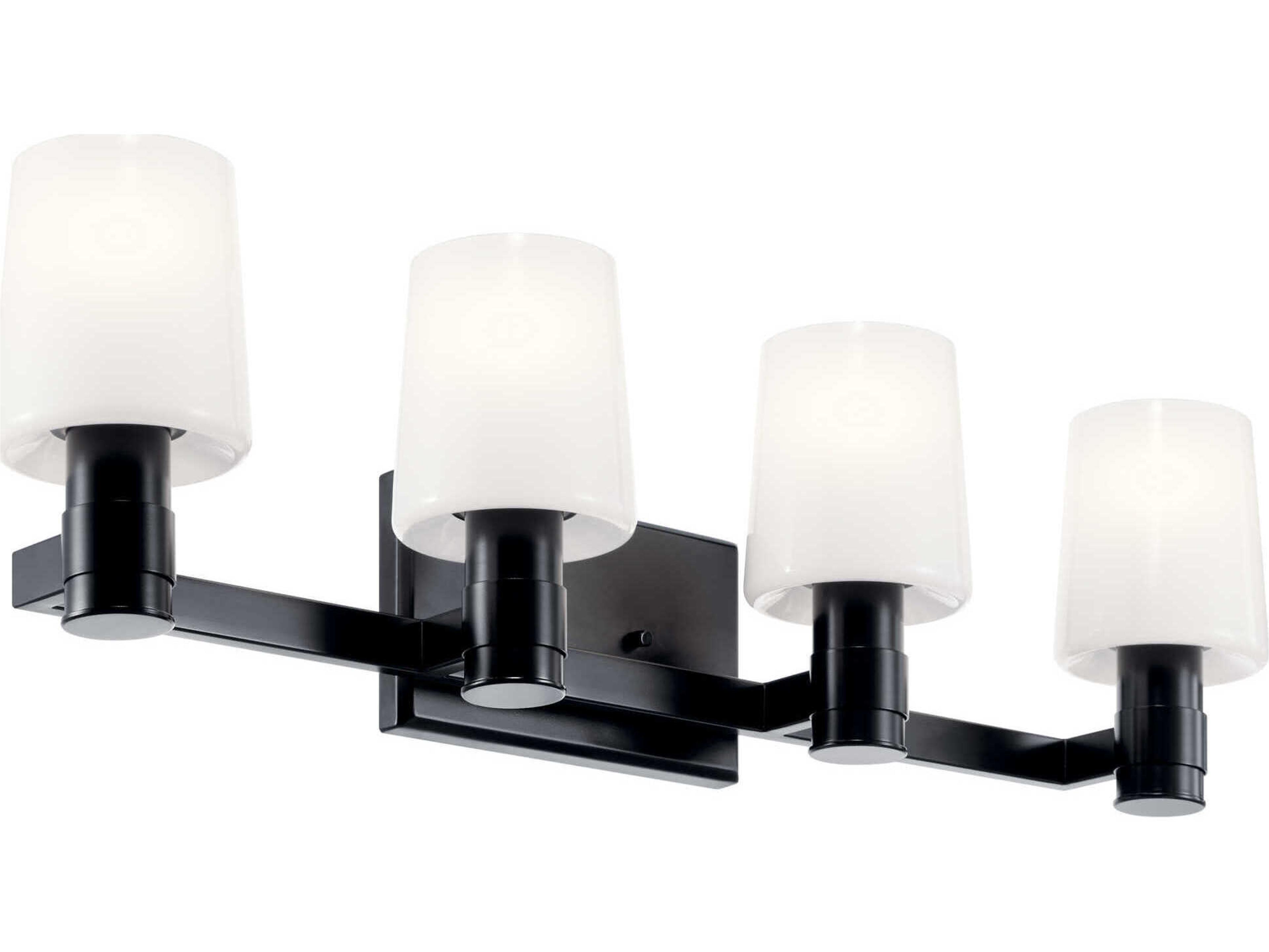 Adani 4-Light Black Vanity Light