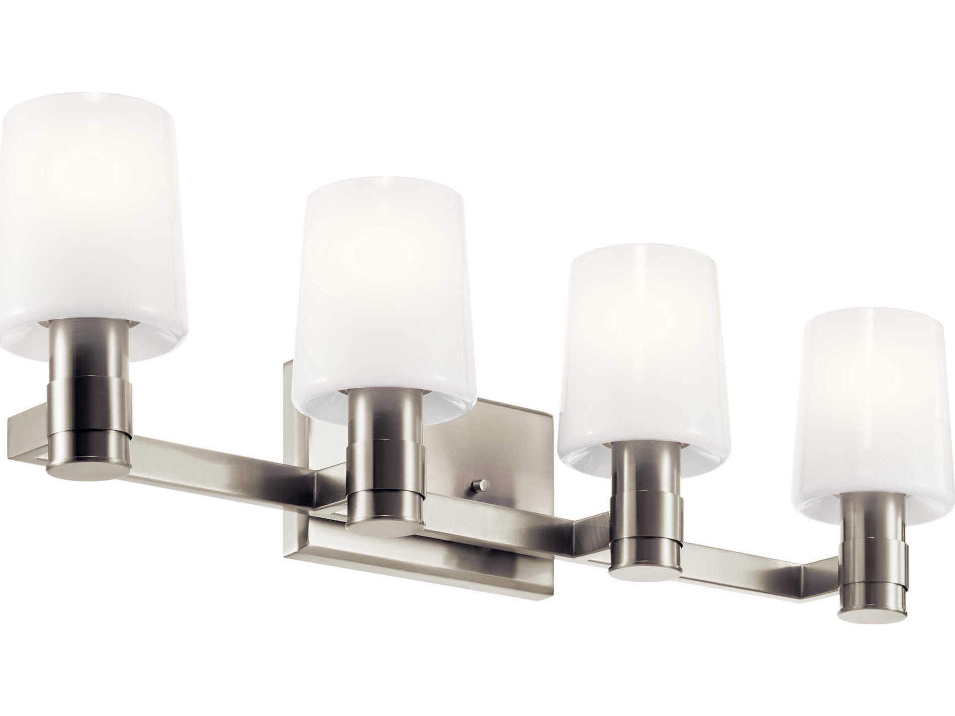 Adani 4-Light Brushed Nickel Vanity Light