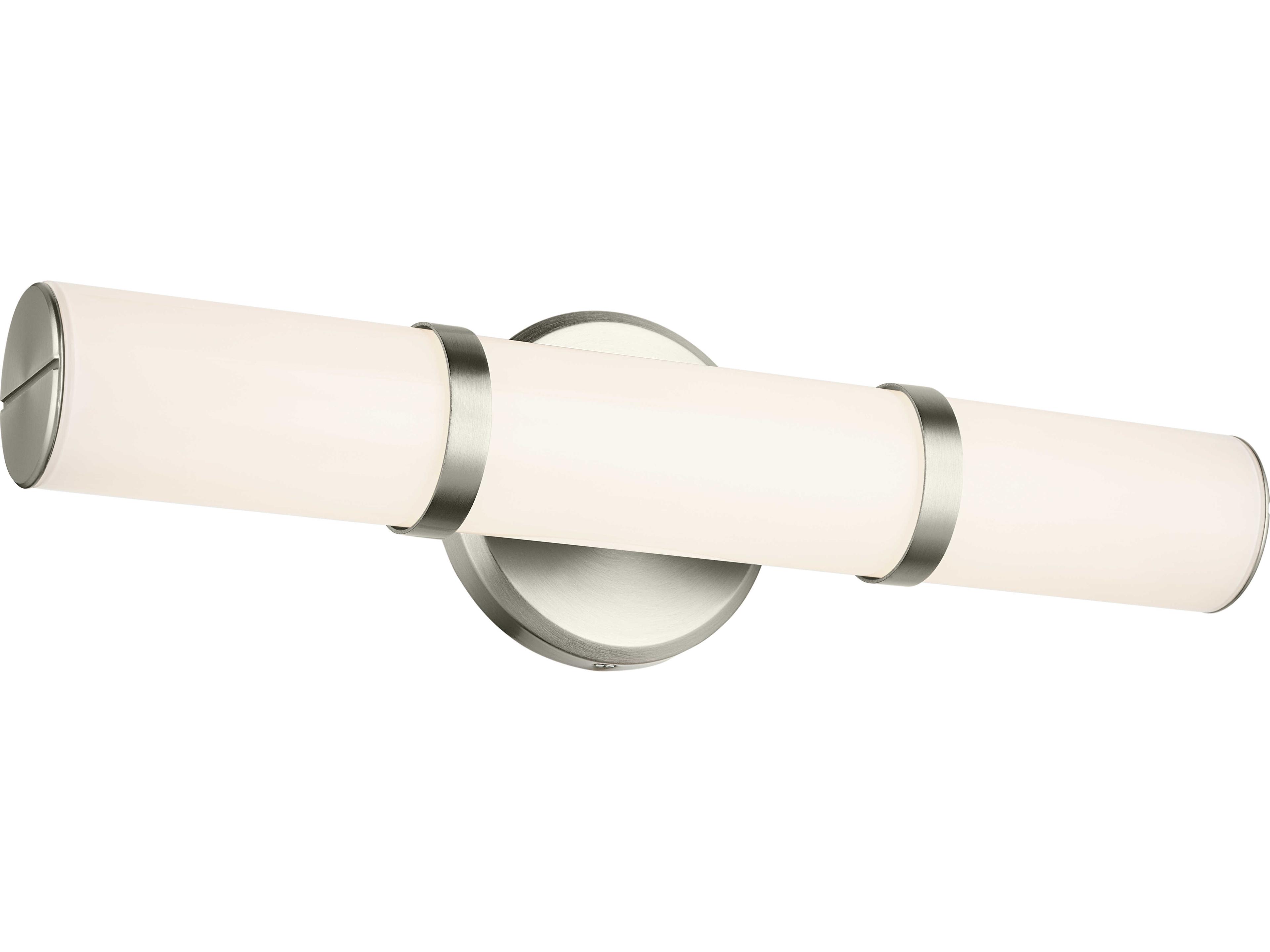 Rosh 1-Light Brushed Nickel Vanity Light