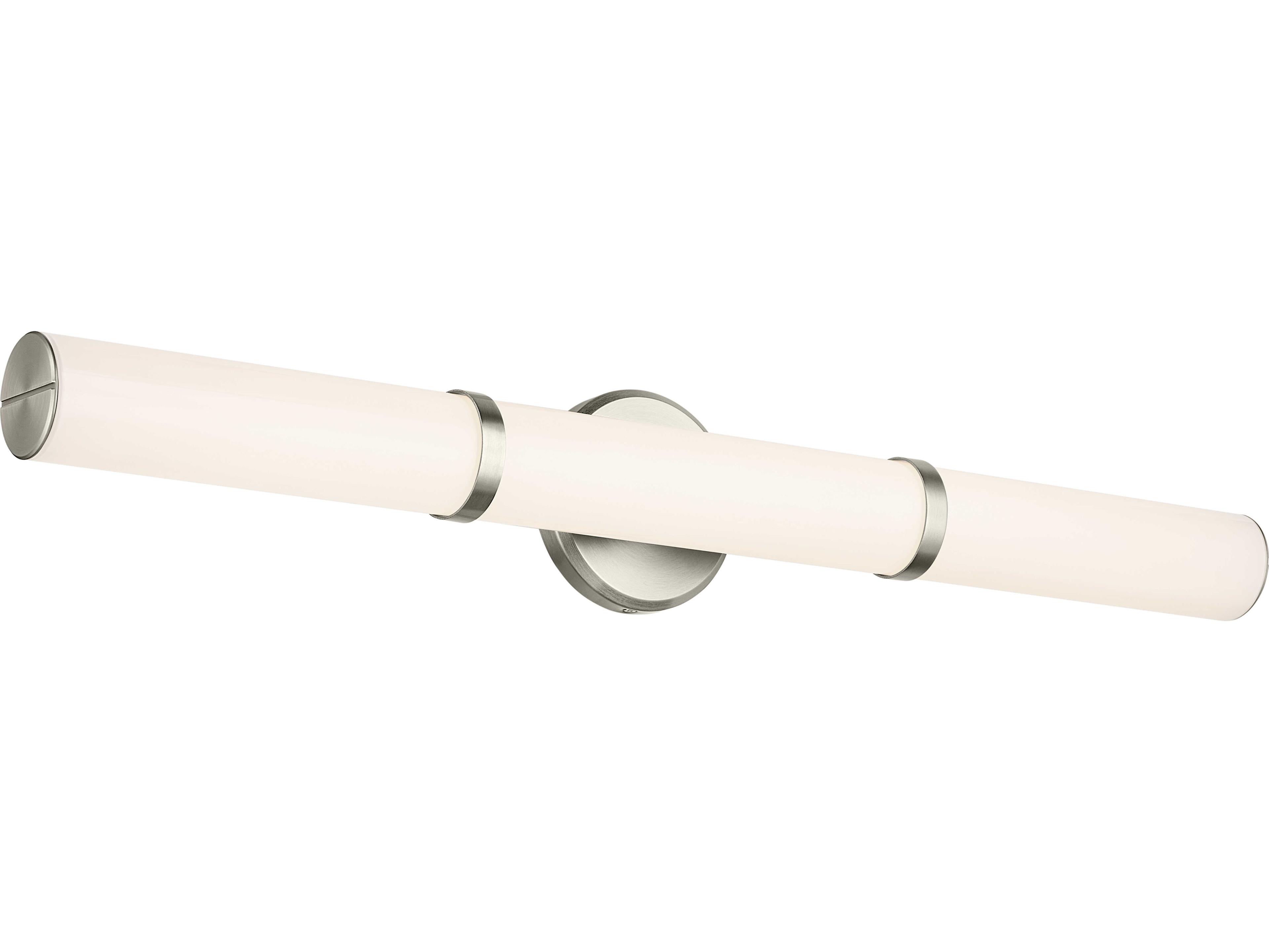 Rosh 1-Light Brushed Nickel Vanity Light