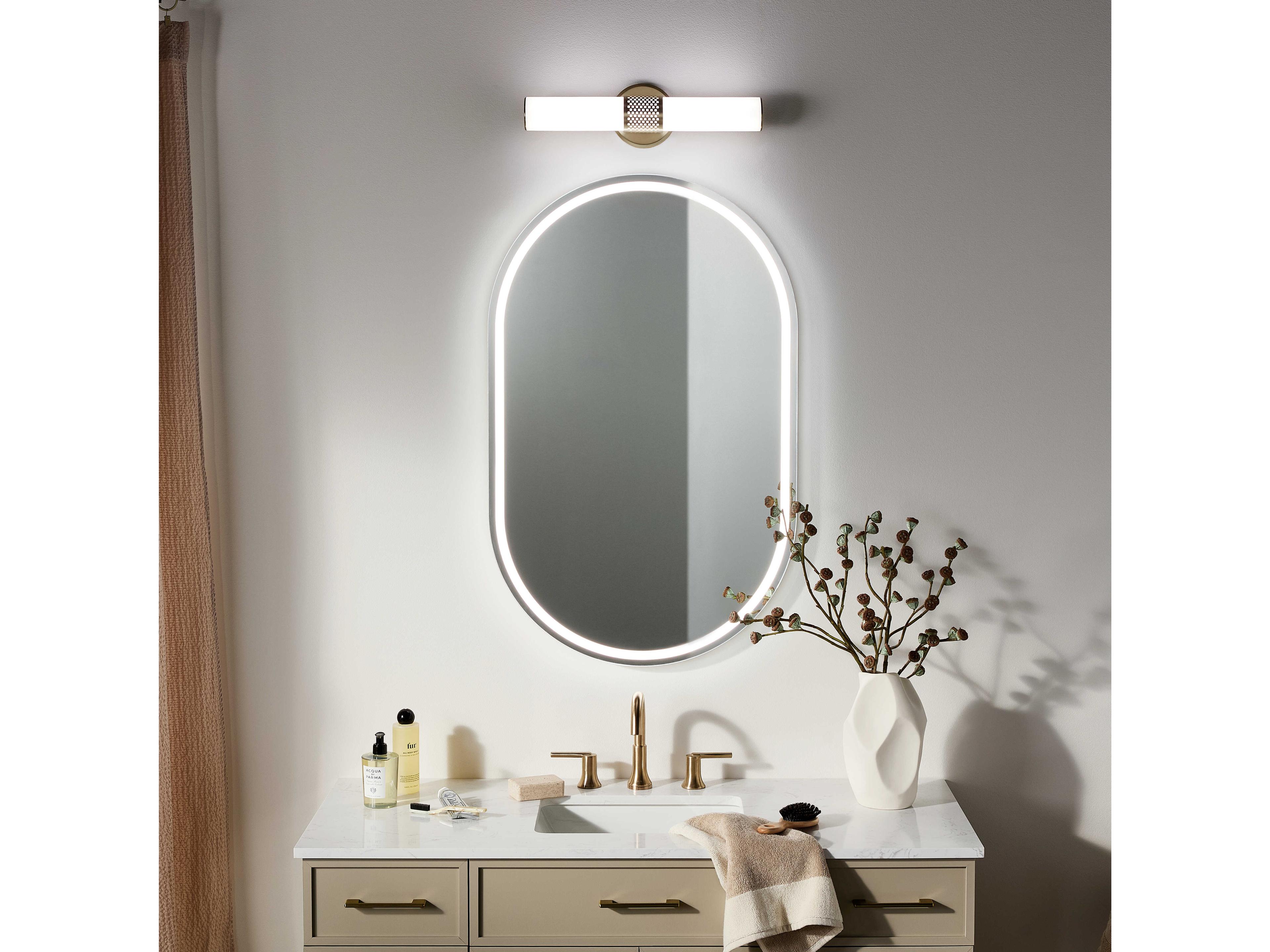 Kichler Sashi 1-Light Champagne Bronze Vanity Light