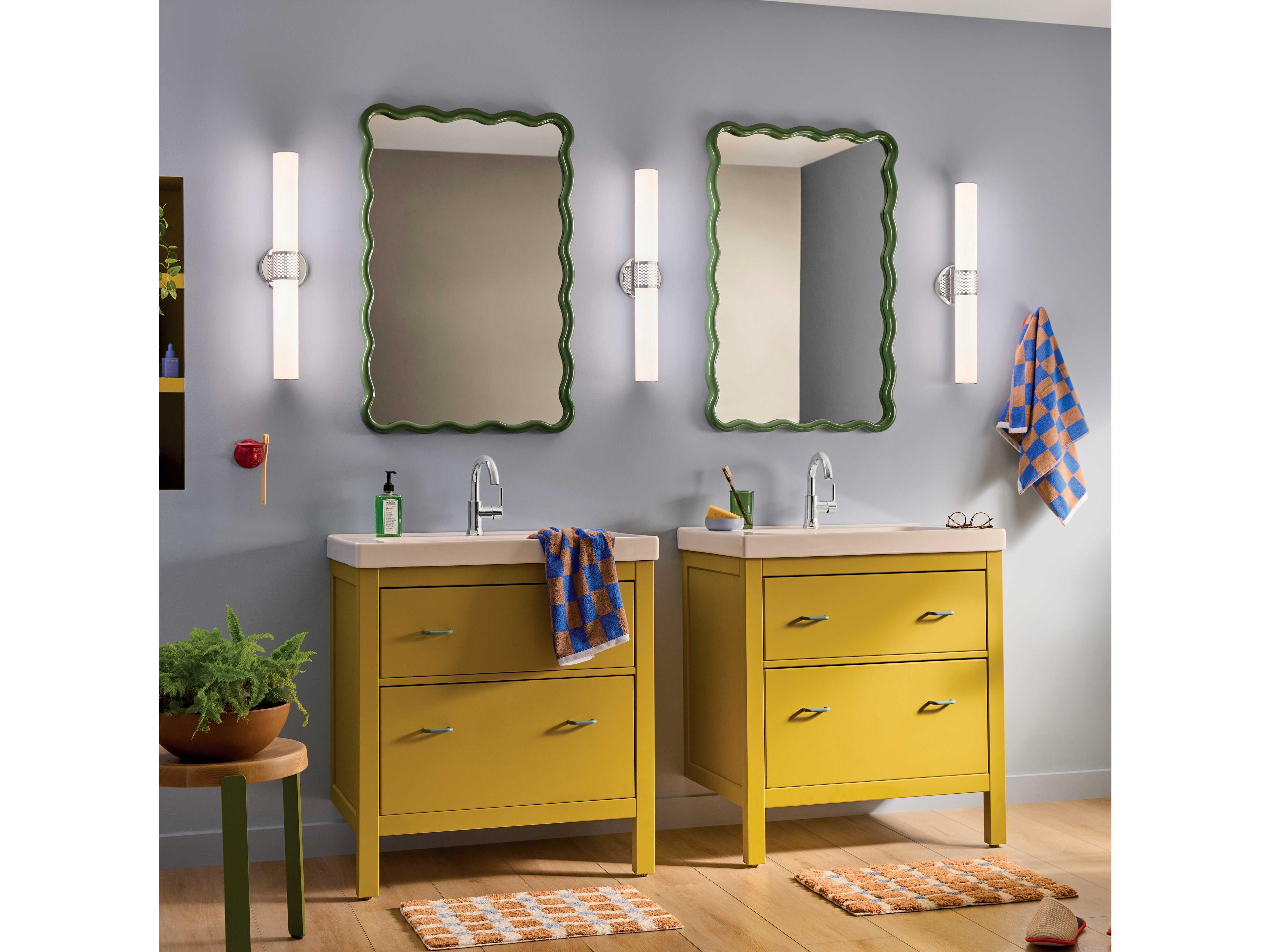 Kichler Sashi 1-Light Chrome Vanity Light