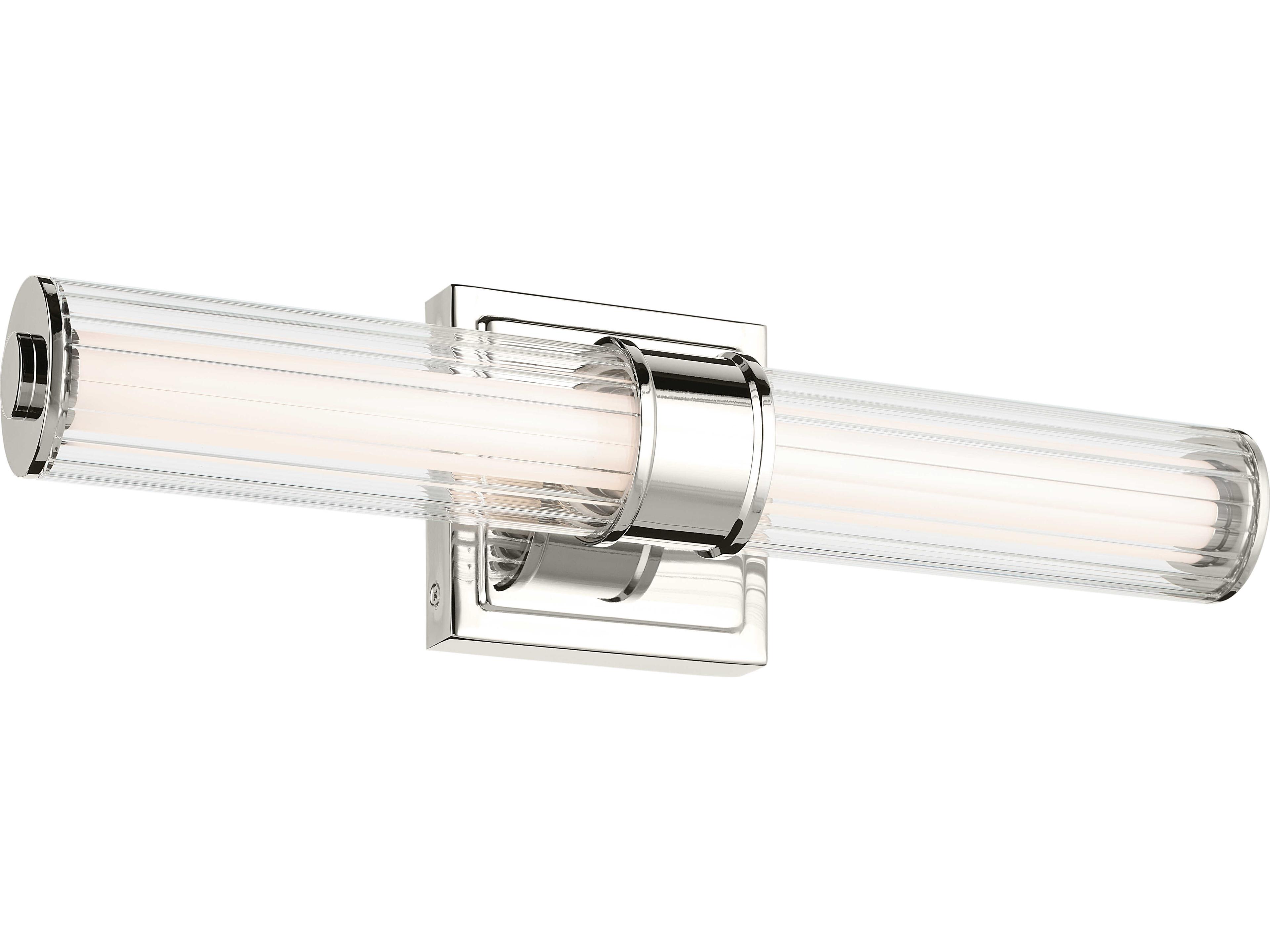 Laurene 1-Light Polished Nickel Vanity Light