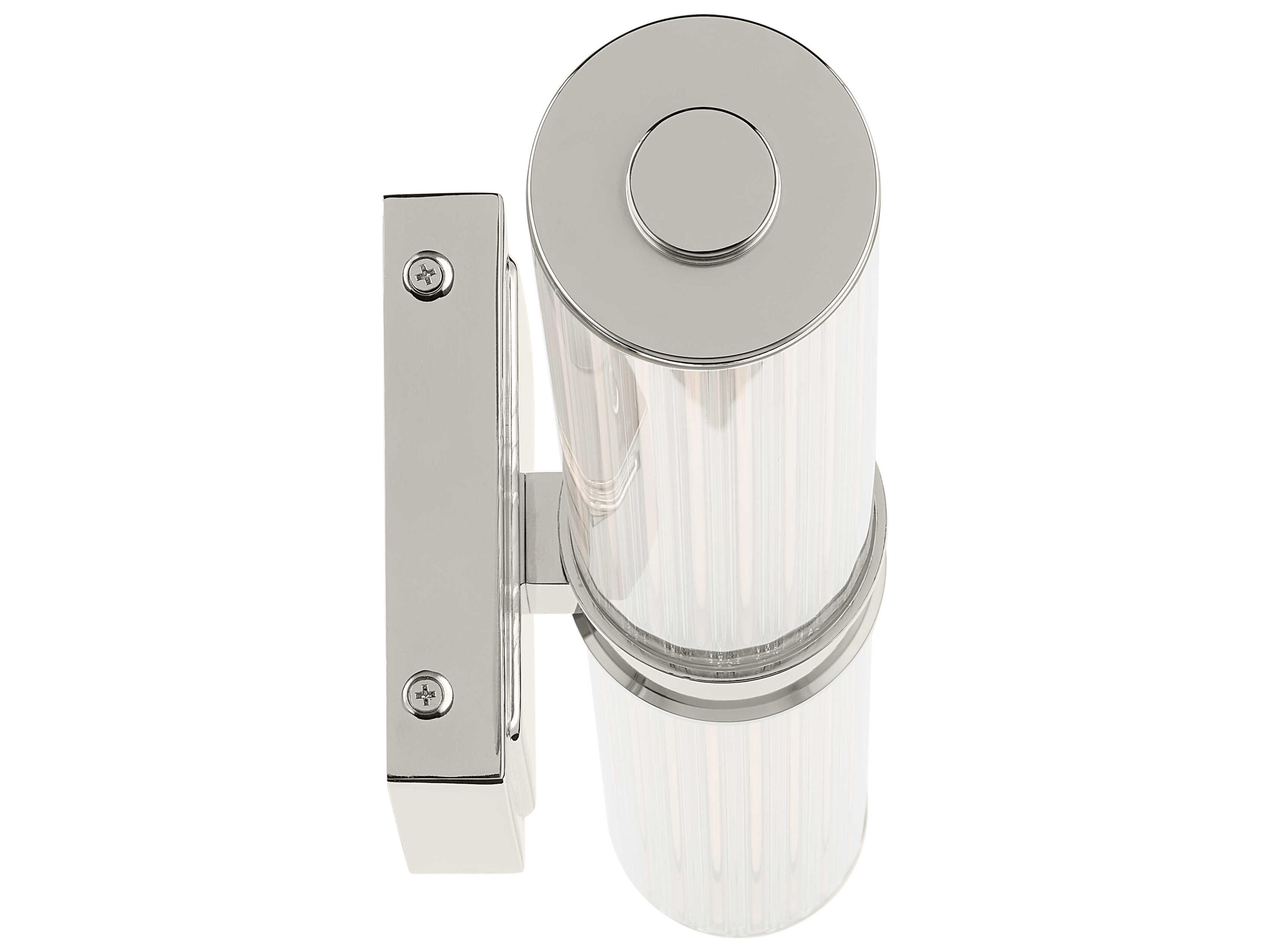 Kichler Laurene 1-Light Polished Nickel Vanity Light