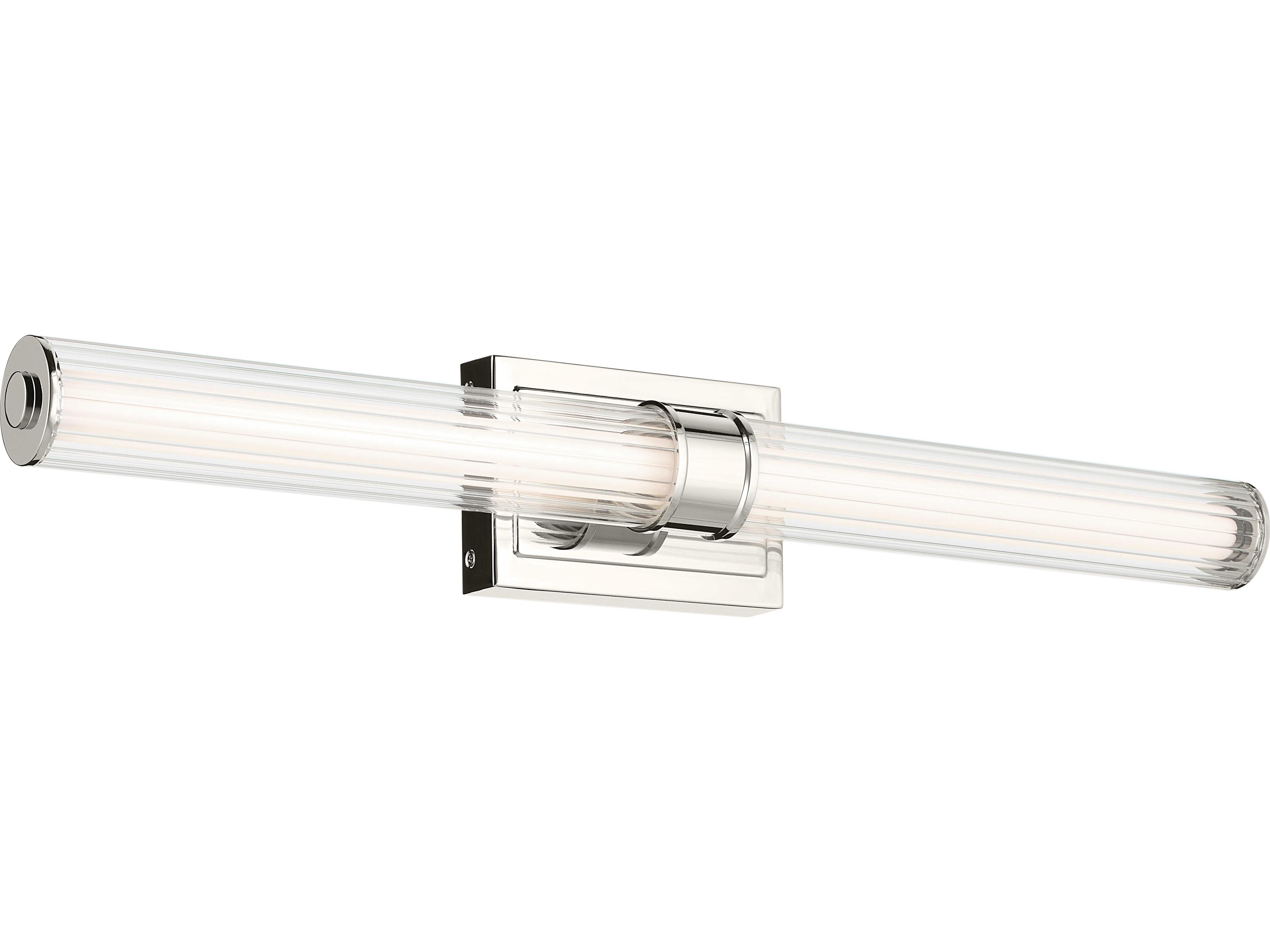 Laurene 1-Light Polished Nickel Vanity Light