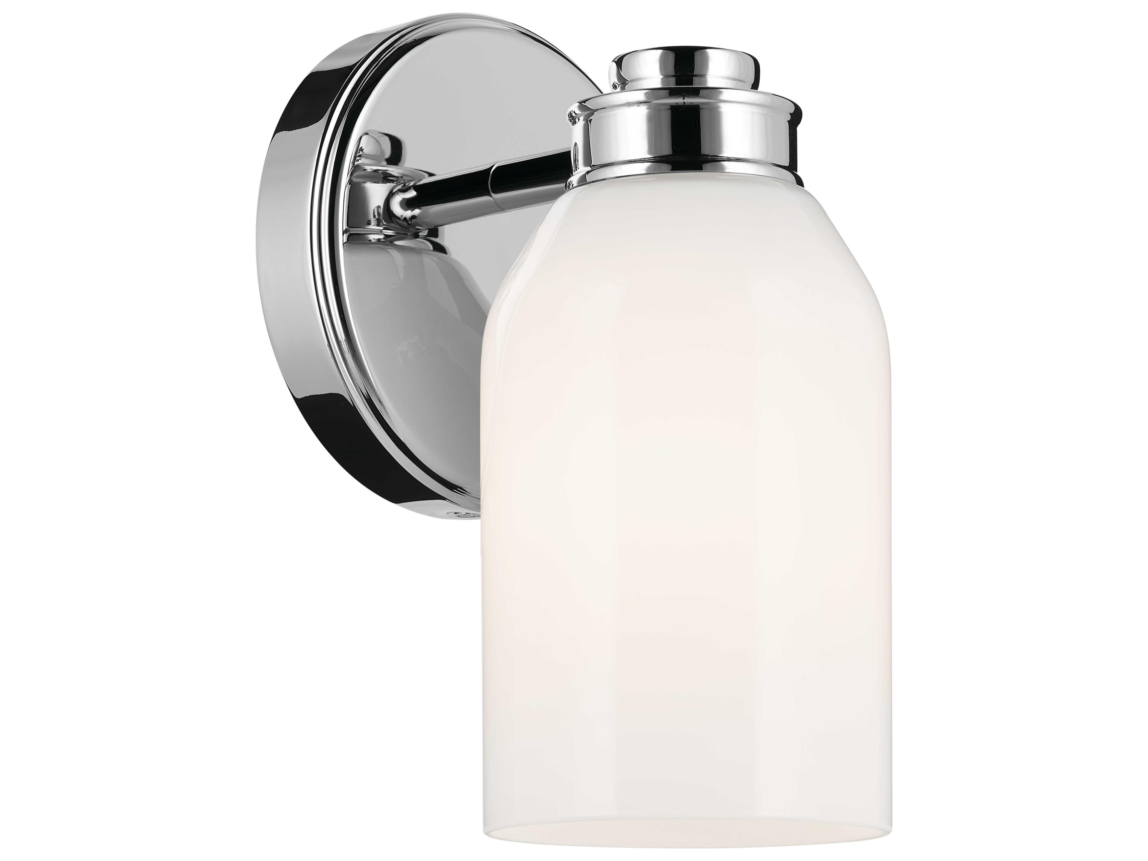 Shae 1-Light Chrome Wall Sconce