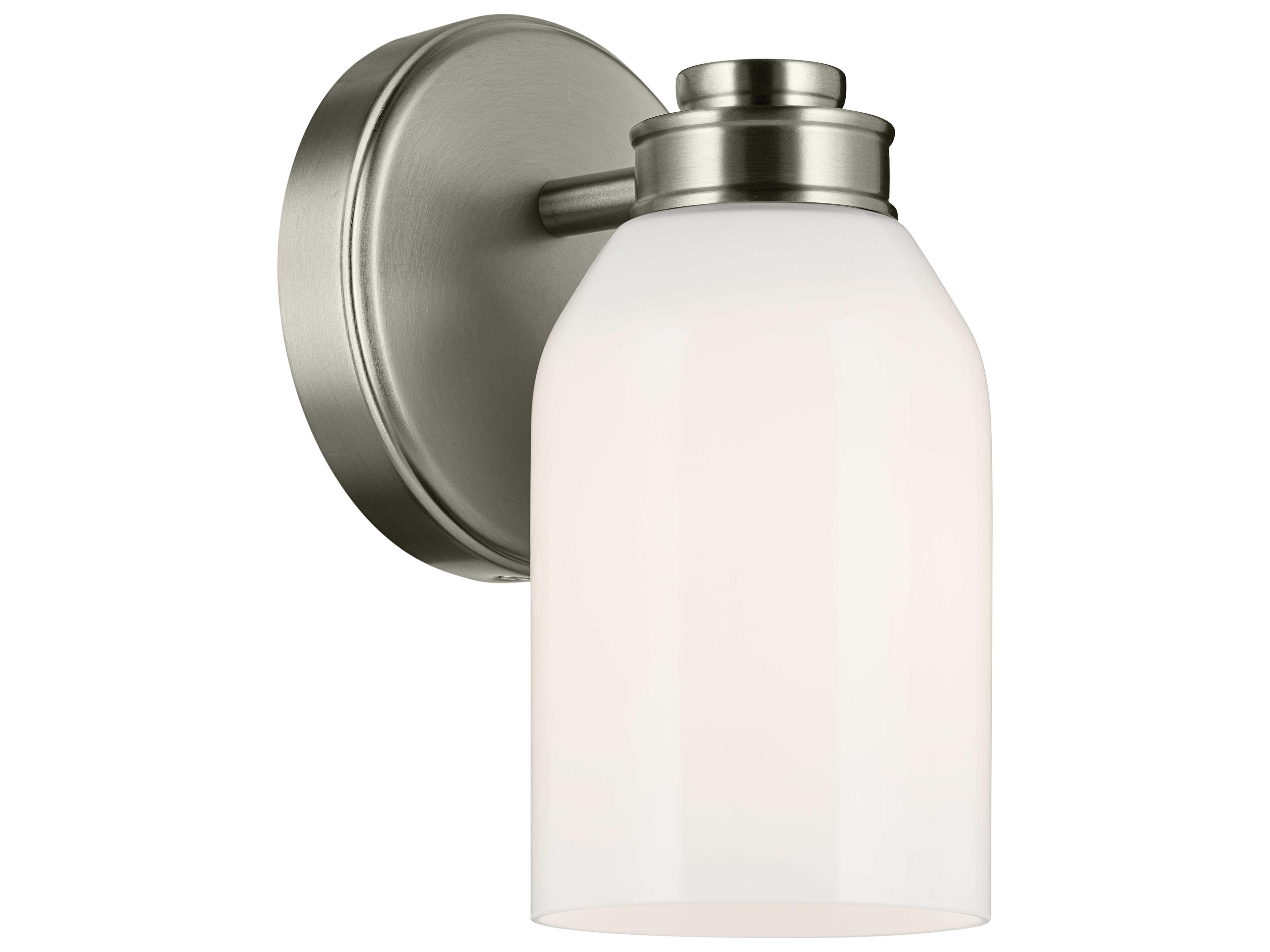 Shae 1-Light Brushed Nickel Wall Sconce