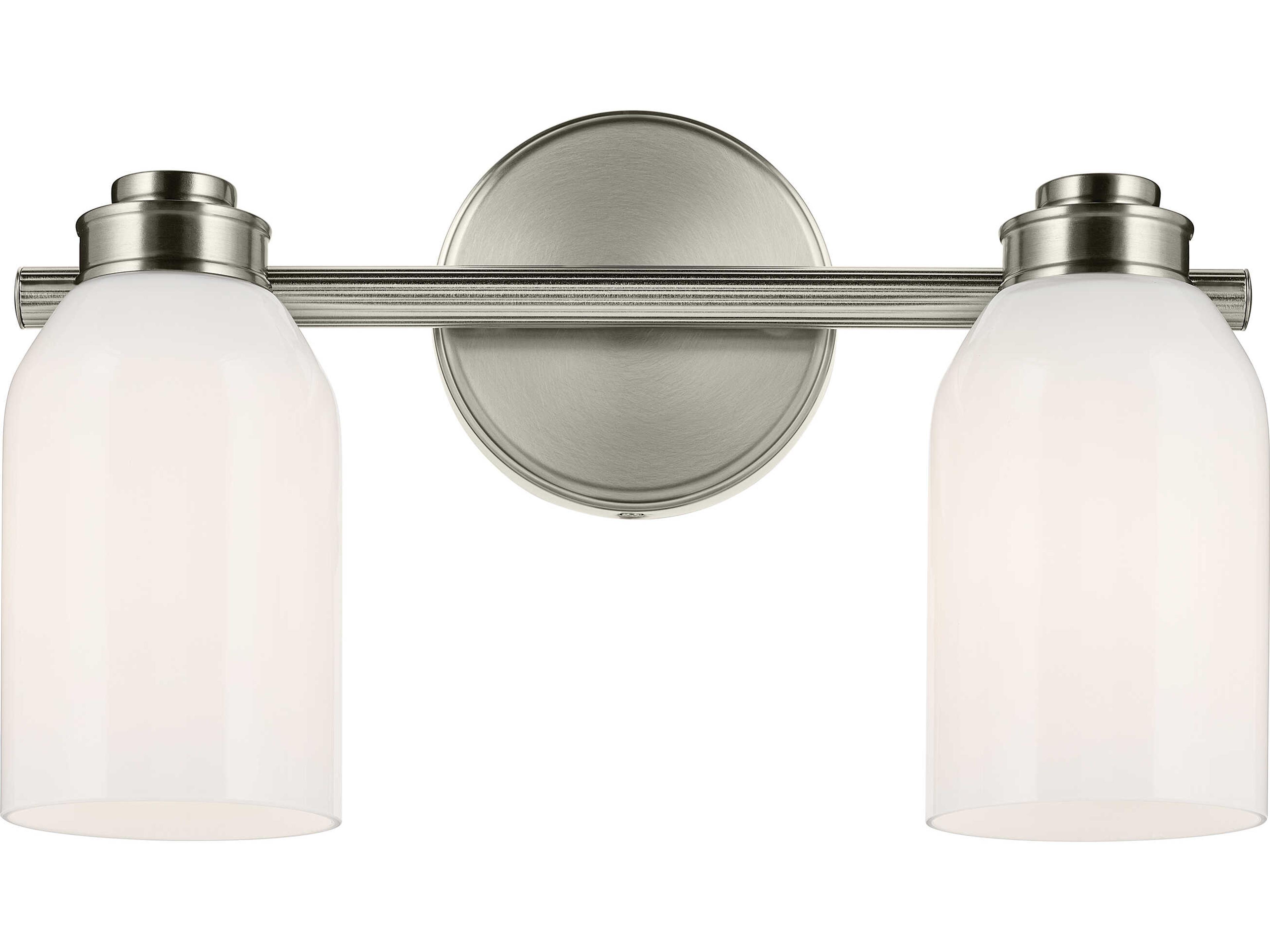 Kichler Shae 2-Light Brushed Nickel Vanity Light