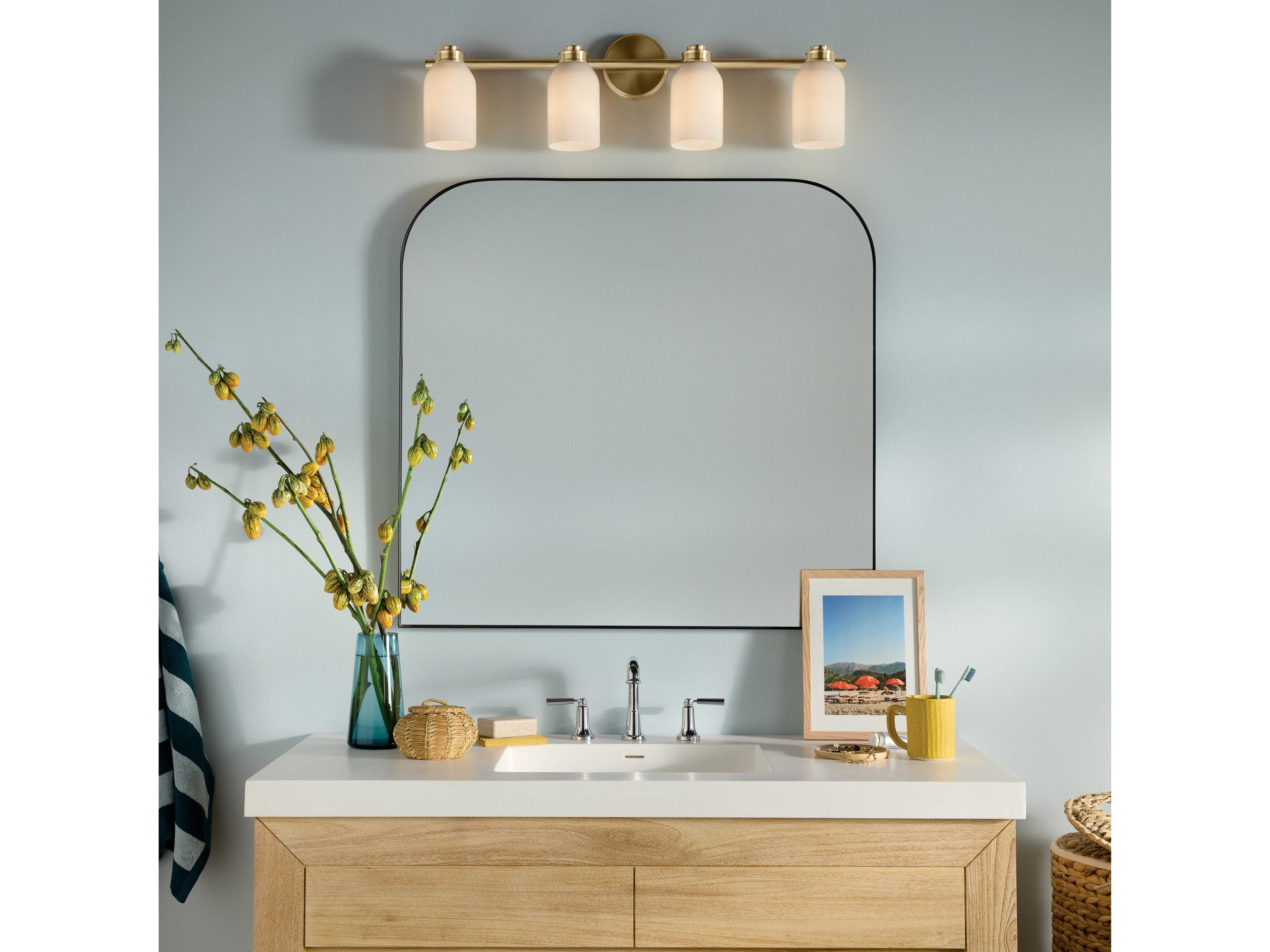 Kichler Shae 4-Light Champagne Bronze Vanity Light