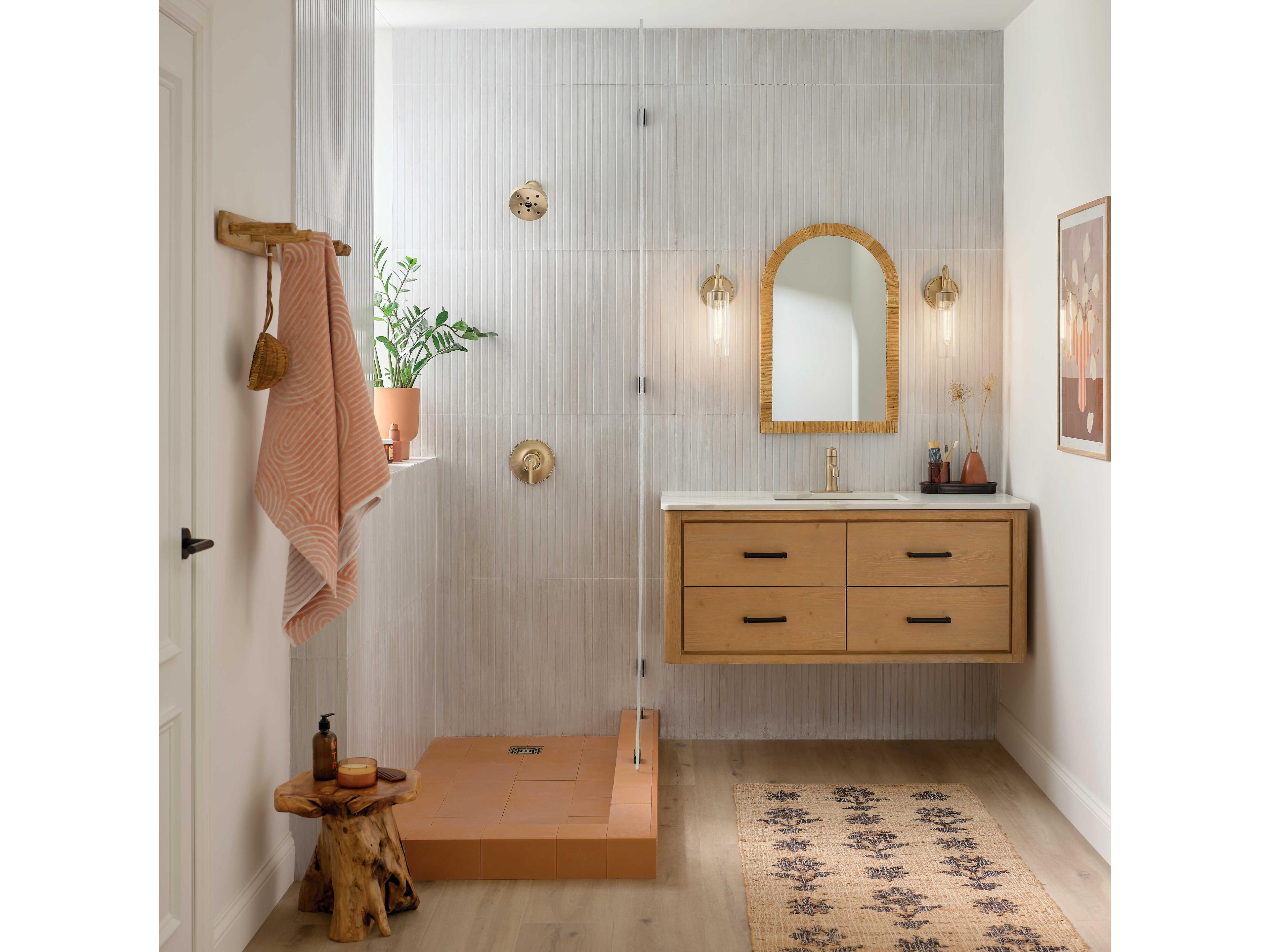 Kichler Kavi 1-Light Champagne Bronze Wall Sconce