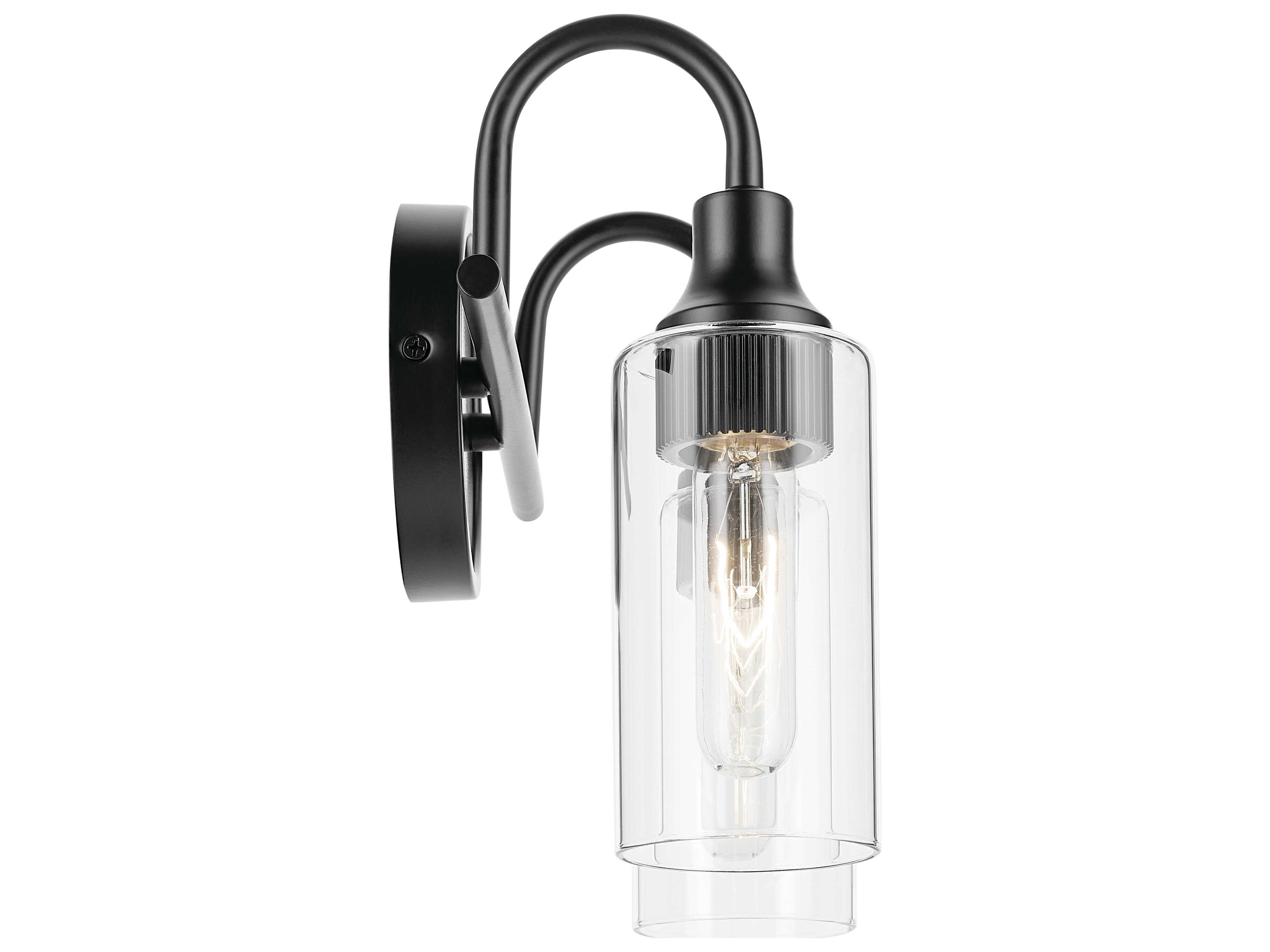 Kichler Kavi 2-Light Black Vanity Light